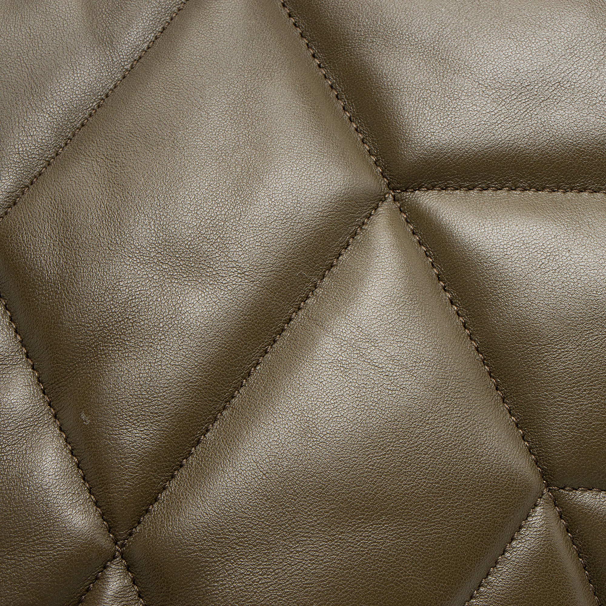 Saint Laurent Lambskin Monogram Puffer LouLou Medium Shoulder Bag