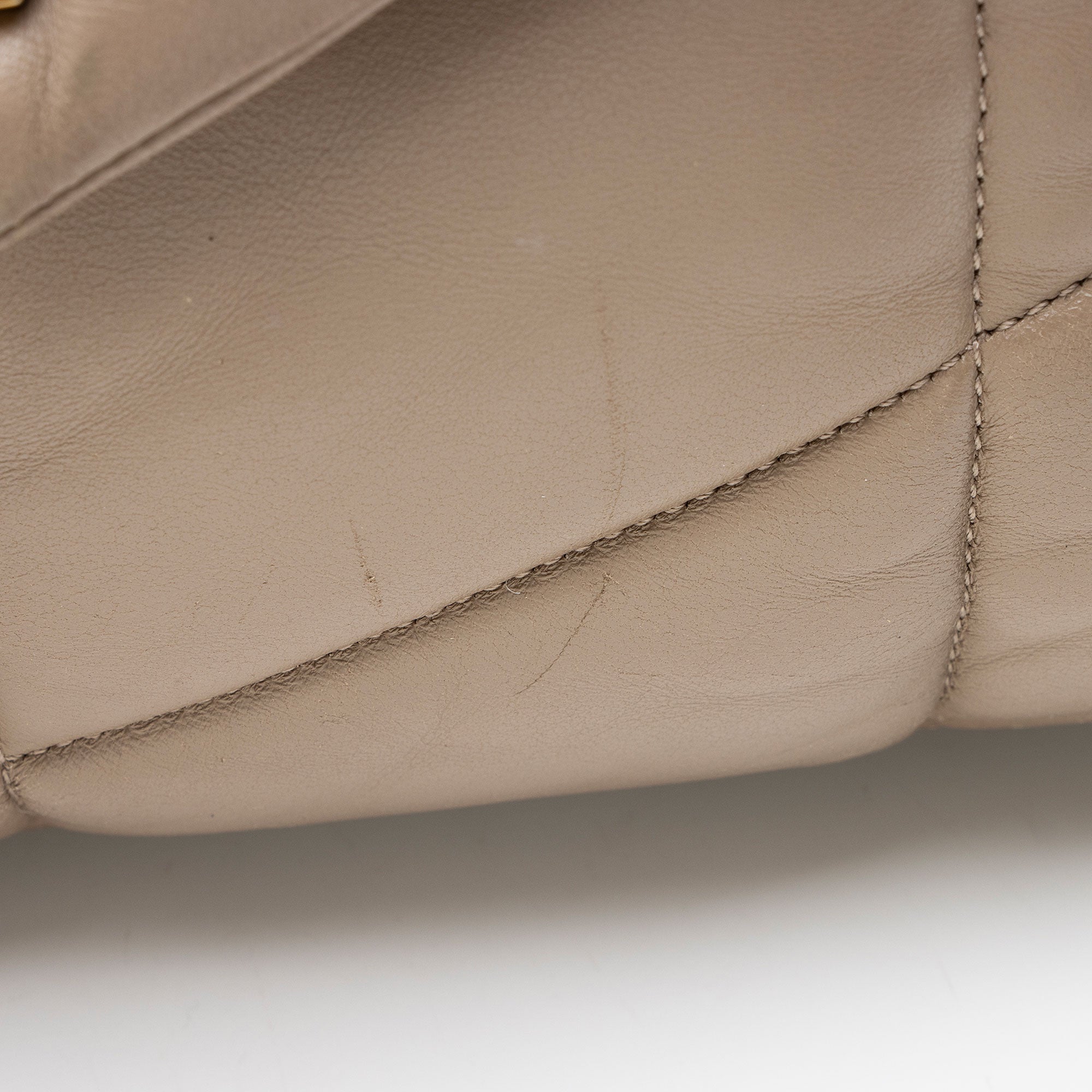 Saint Laurent Lambskin Monogram Puffer LouLou Medium Shoulder Bag