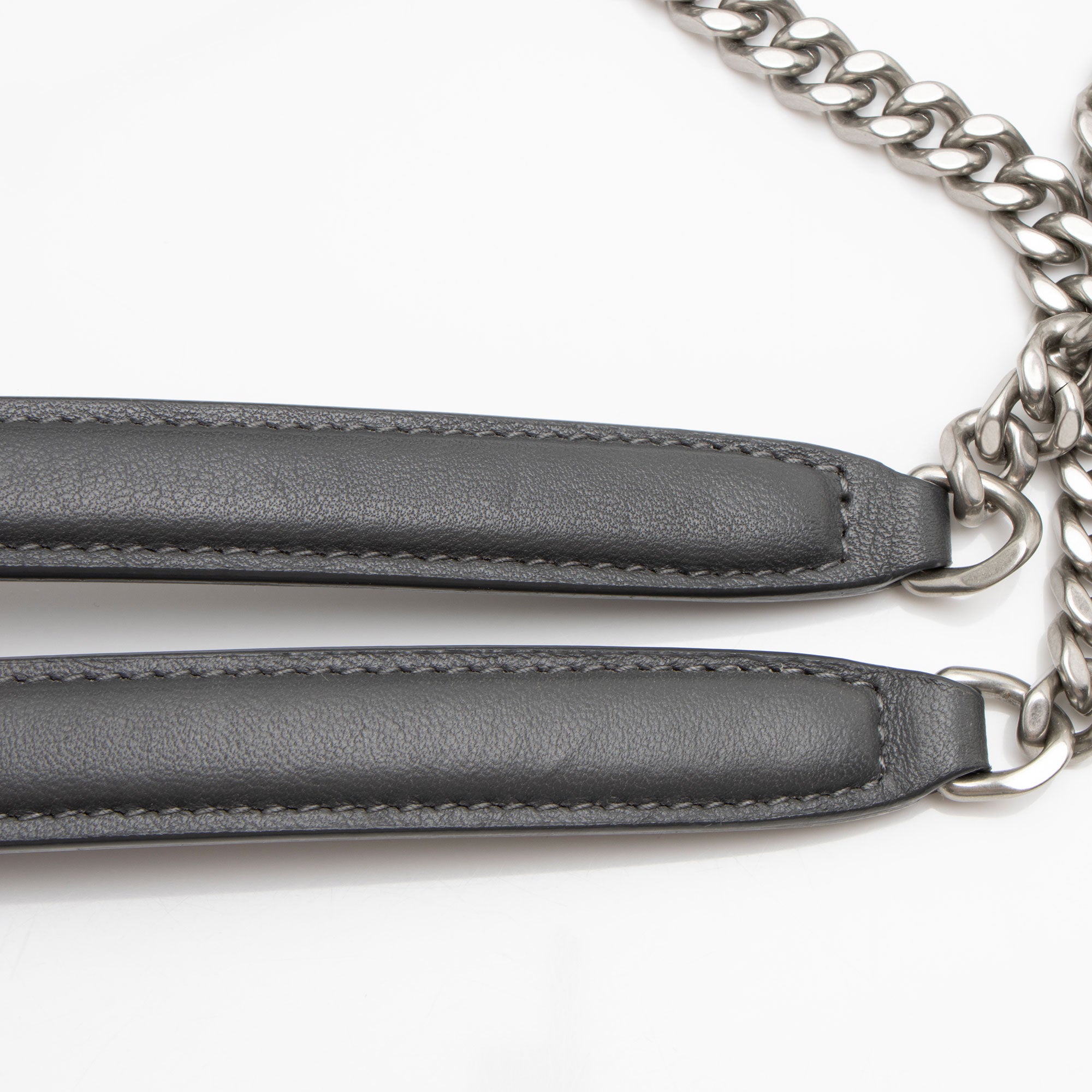 Saint Laurent Lambskin Monogram Puffer LouLou Small Shoulder Bag (SHF-pKyOVs)