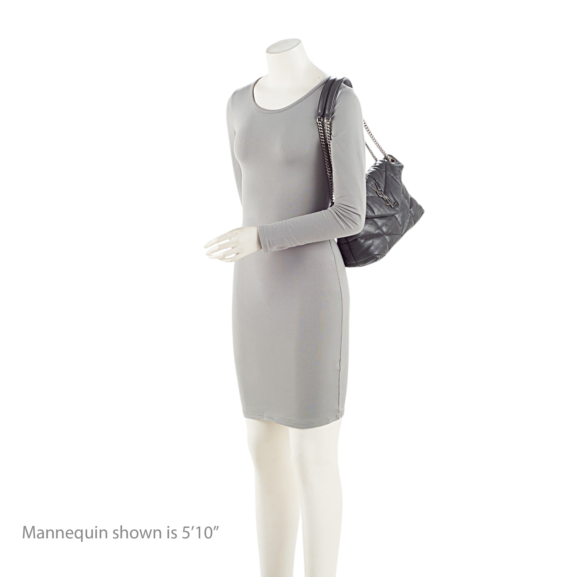 Saint Laurent Lambskin Monogram Puffer LouLou Small Shoulder Bag (SHF-pKyOVs)