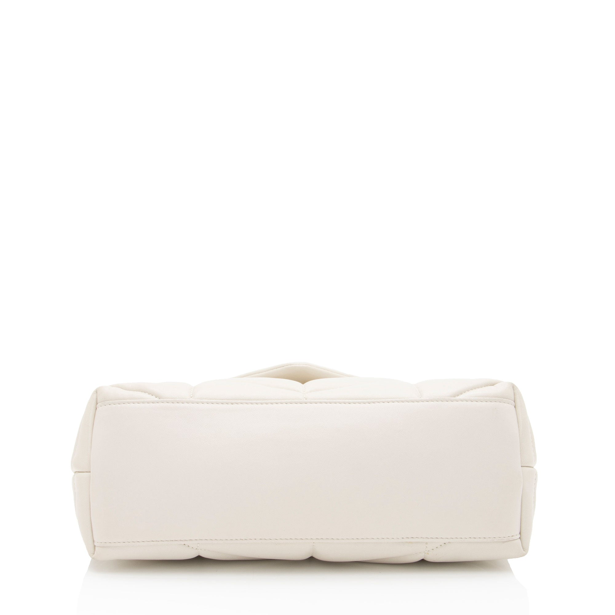 Saint Laurent Lambskin Monogram Puffer LouLou Small Shoulder Bag