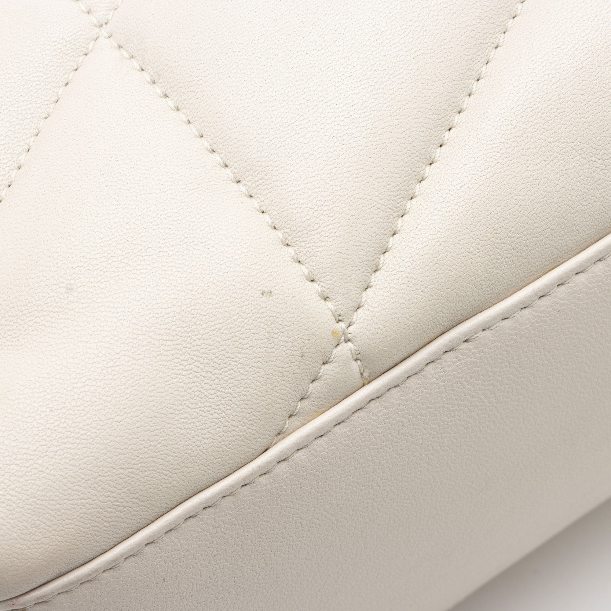 Saint Laurent Lambskin Monogram Puffer LouLou Small Shoulder Bag