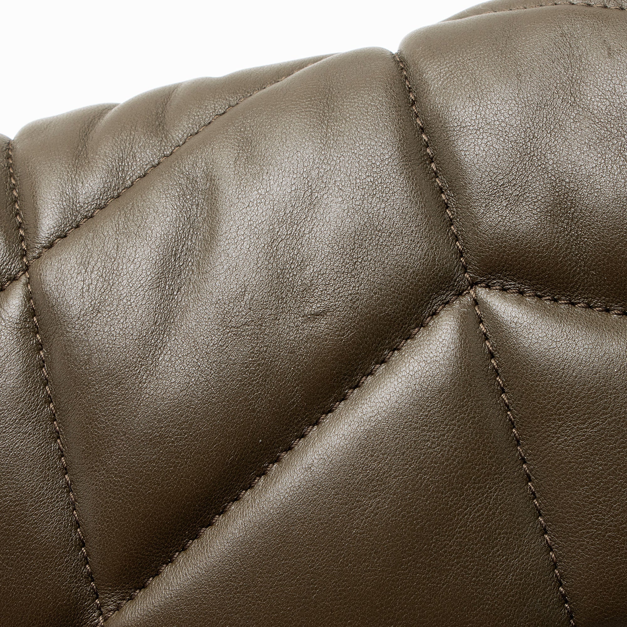 Saint Laurent Lambskin Monogram Puffer LouLou Small Shoulder Bag