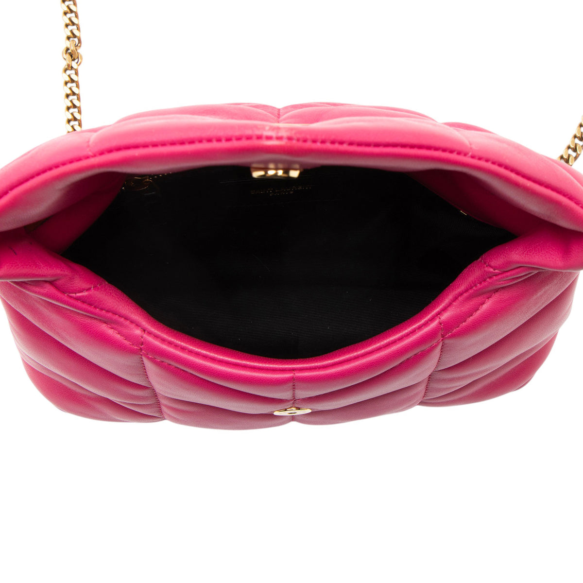 Saint Laurent Lambskin Monogram Puffer LouLou Toy Shoulder Bag