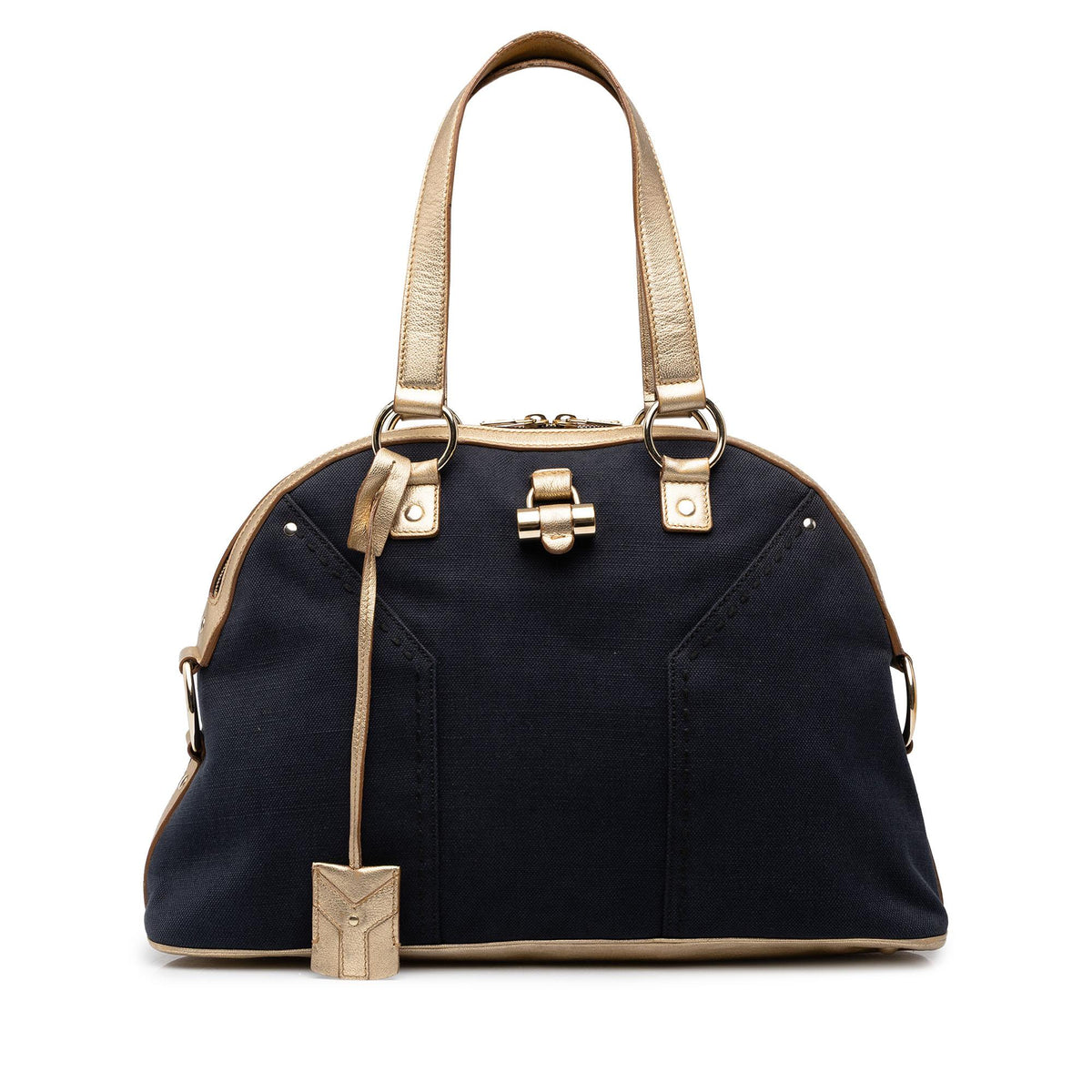 Saint Laurent Large Canvas Muse Handbag
