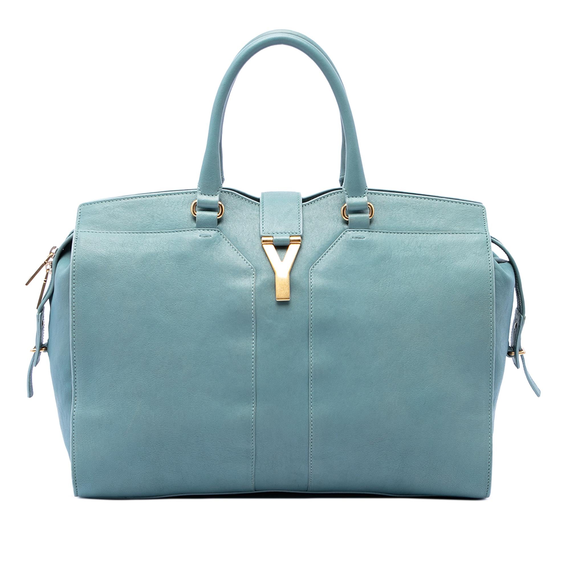 Saint Laurent Large Leather Cabas Chyc Satchel