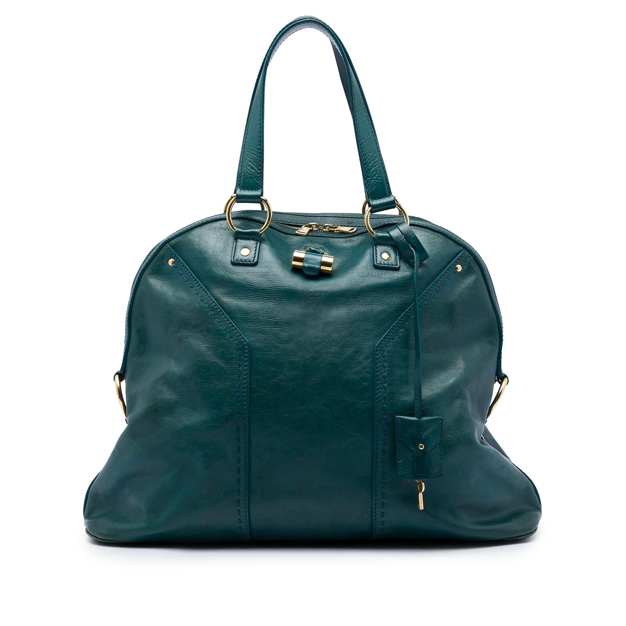 Saint Laurent Large Leather Muse Handbag