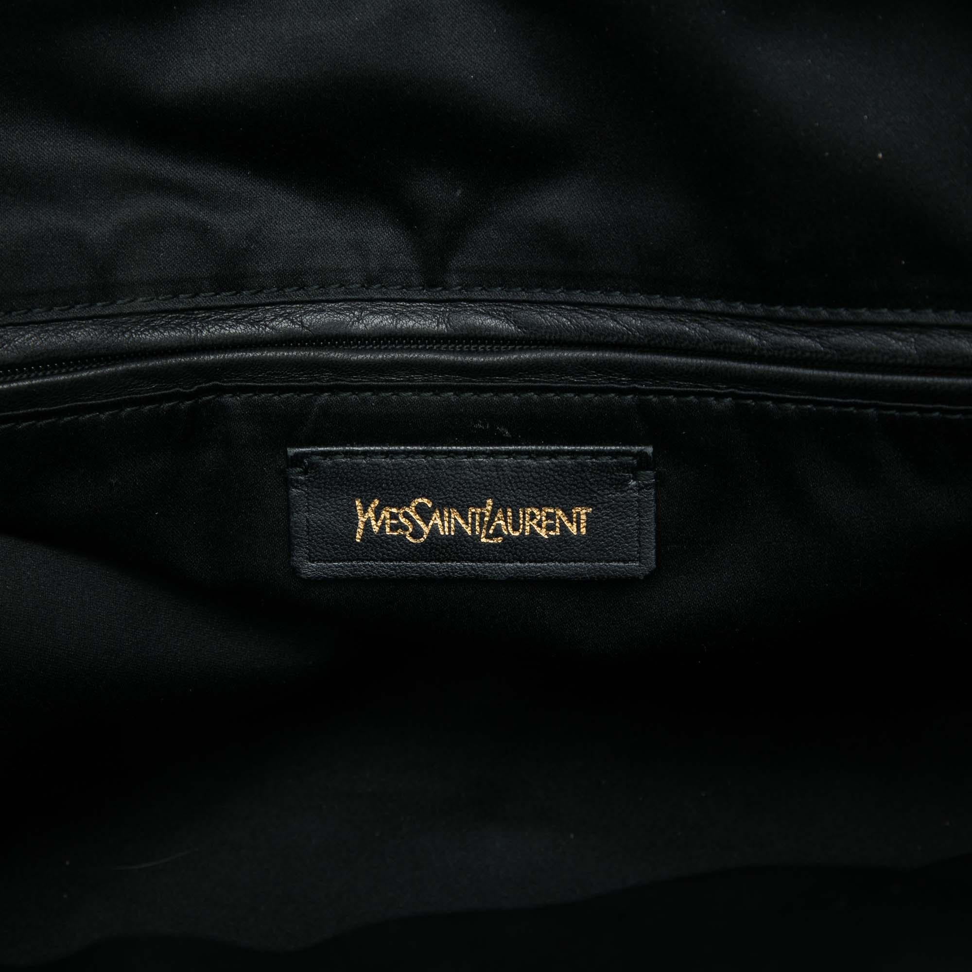 Saint Laurent Large Leather Muse Handbag