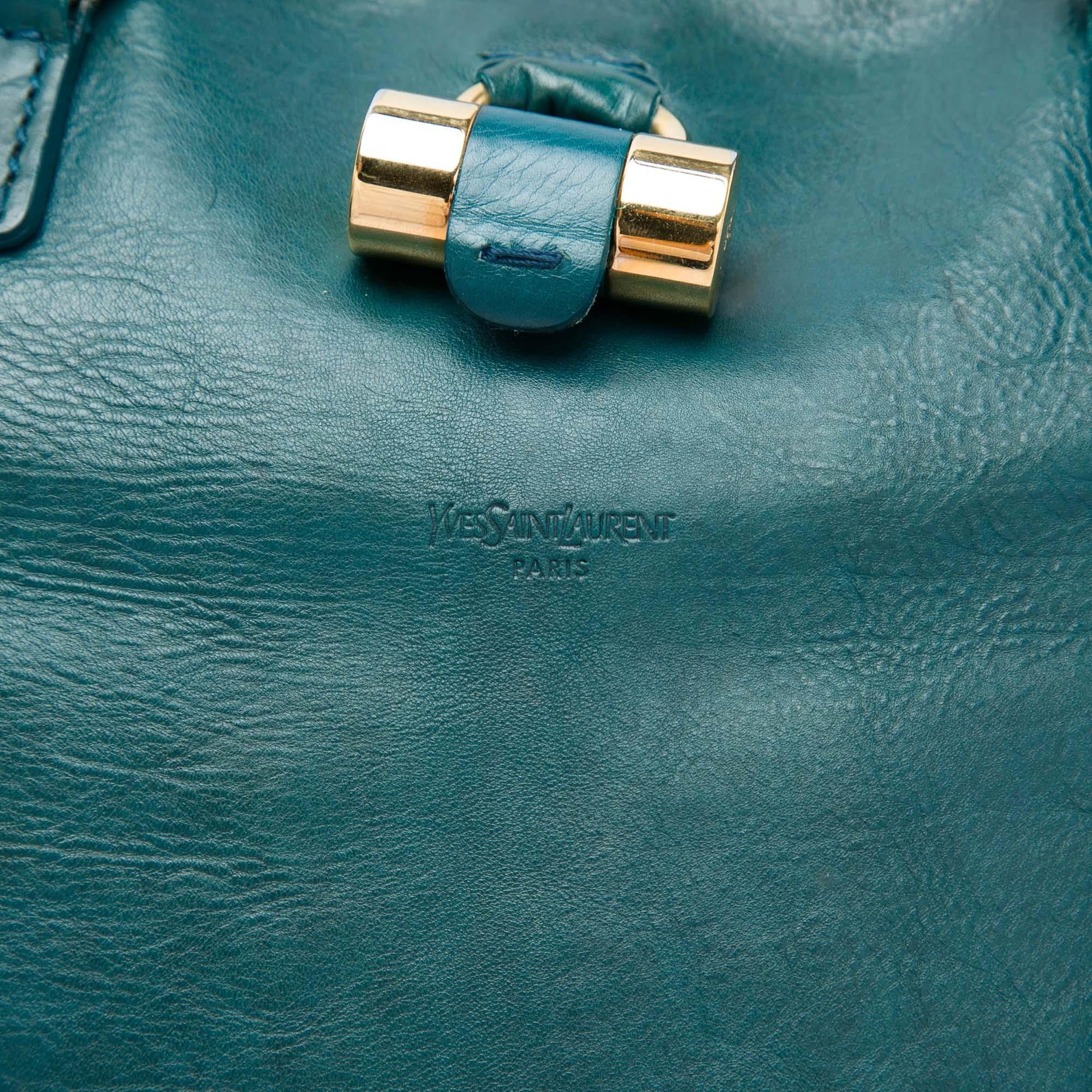 Saint Laurent Large Leather Muse Handbag