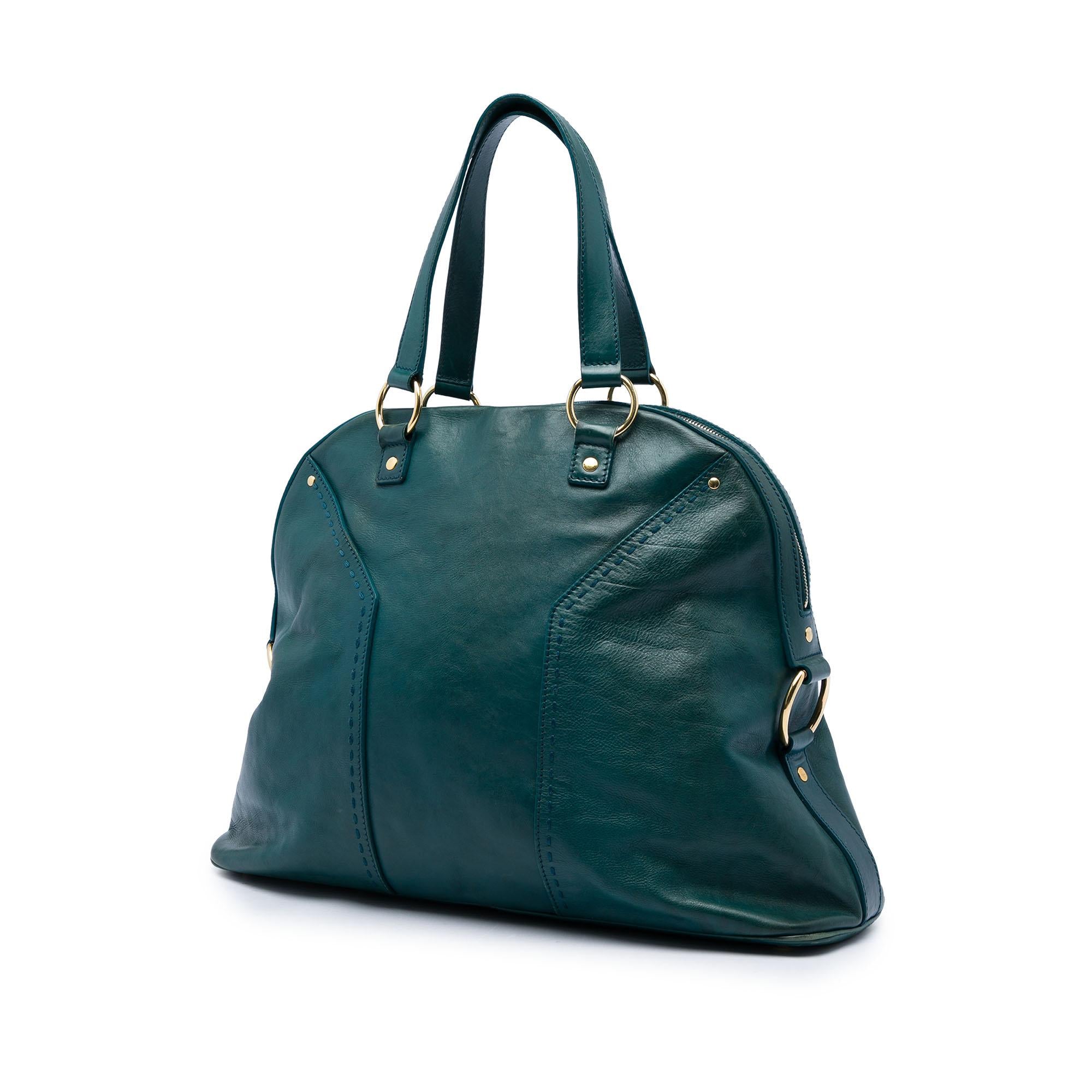 Saint Laurent Large Leather Muse Handbag
