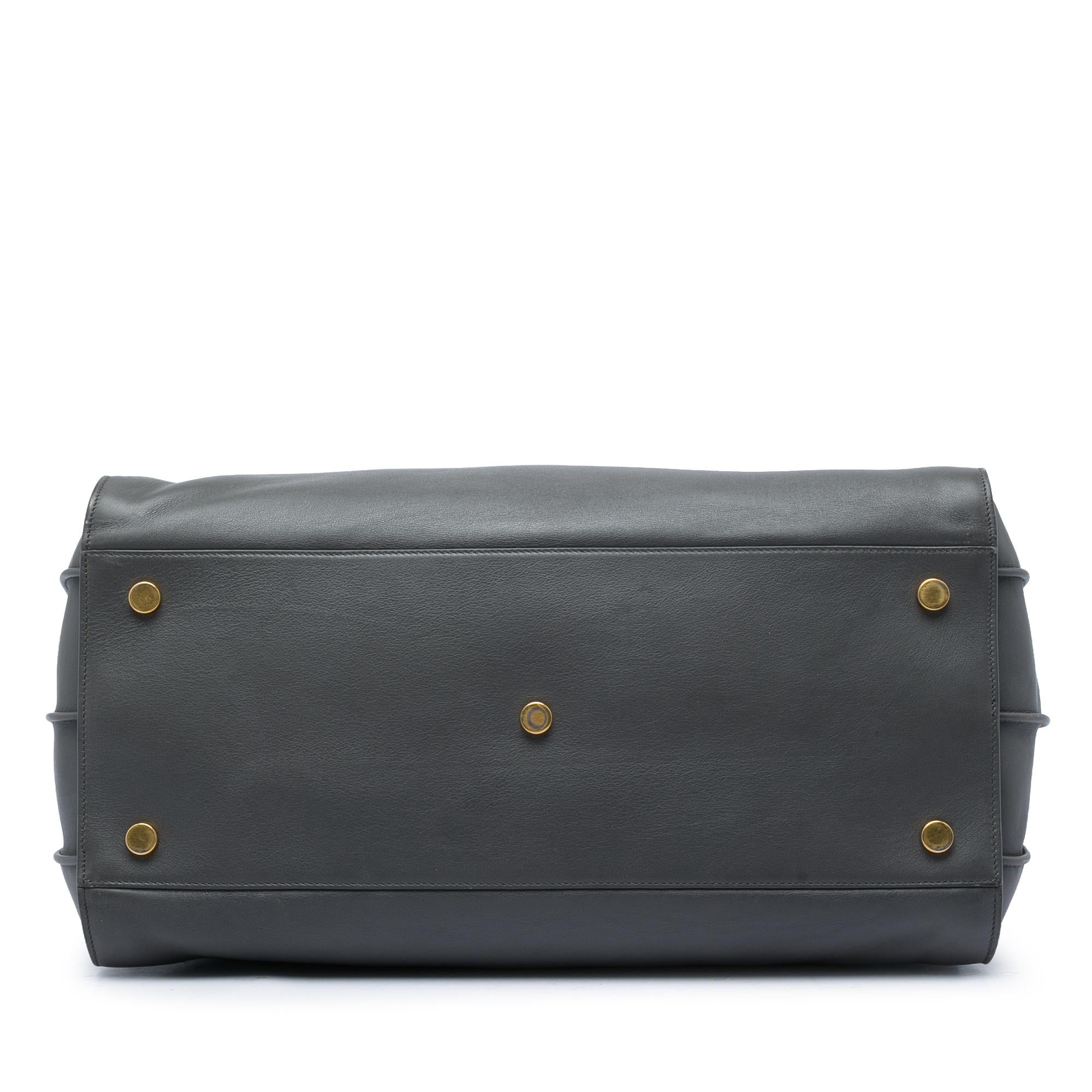 Saint Laurent Large Smooth Calfskin Sac De Jour Tote