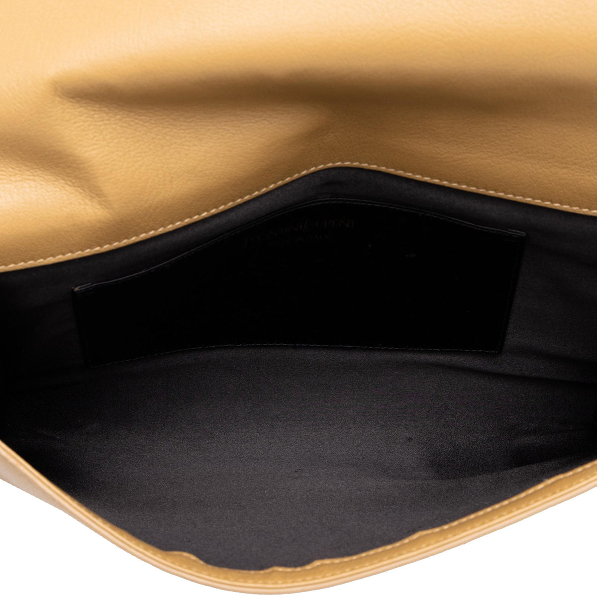 Saint Laurent Large Textured Calfskin Belle de Jour Clutch