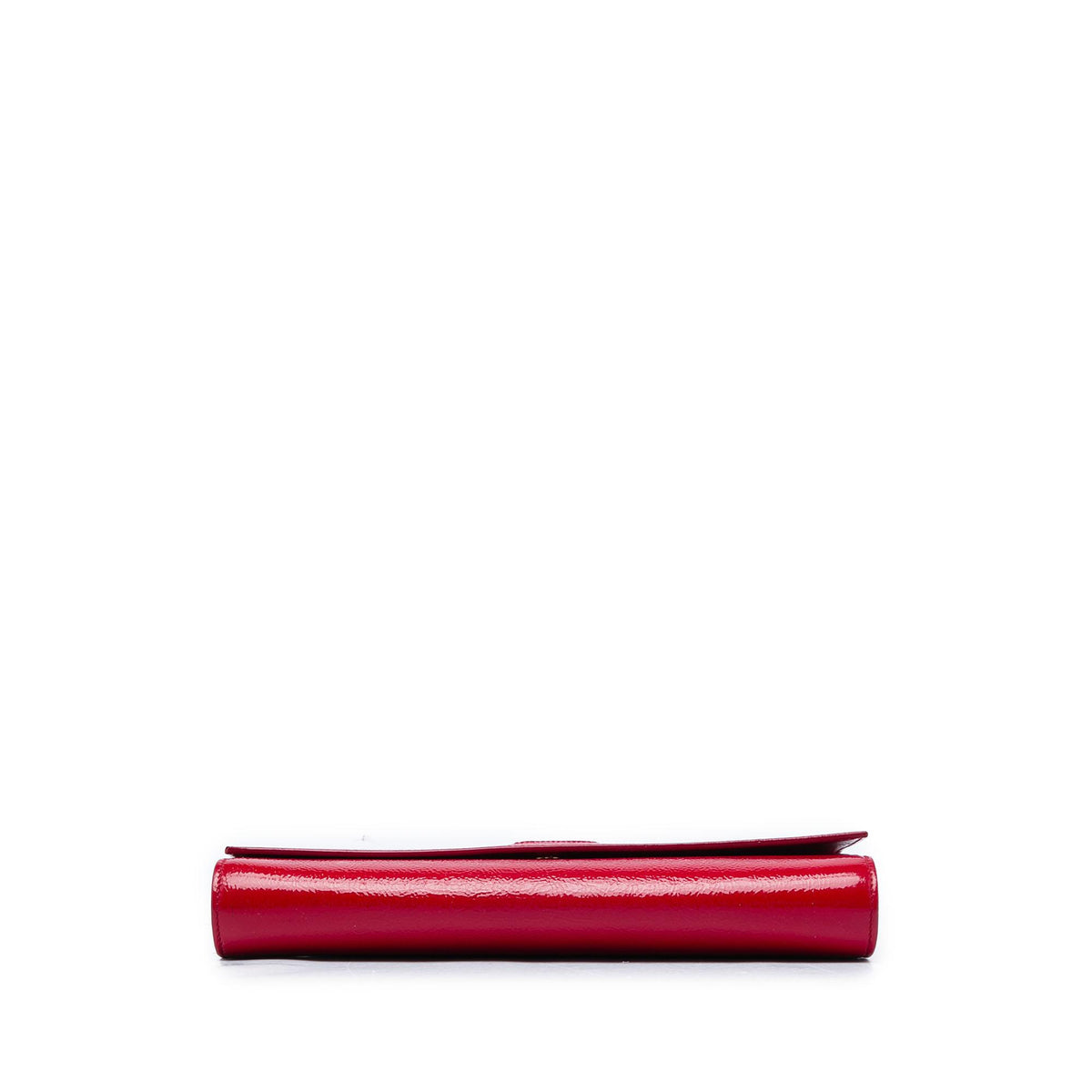 Saint Laurent Large Textured Patent Monogram Belle De Jour Clutch