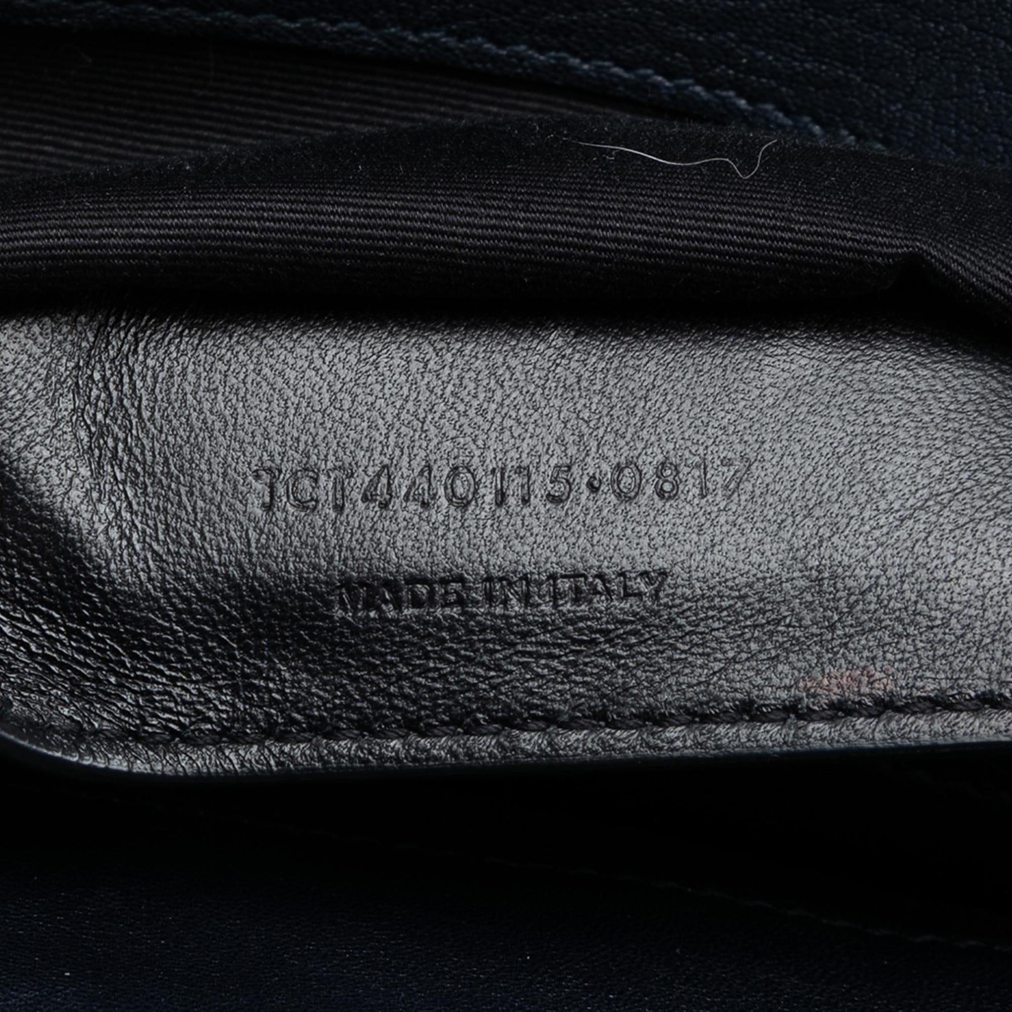 Saint Laurent Large Triquilt Sheepskin Monogram College Bag