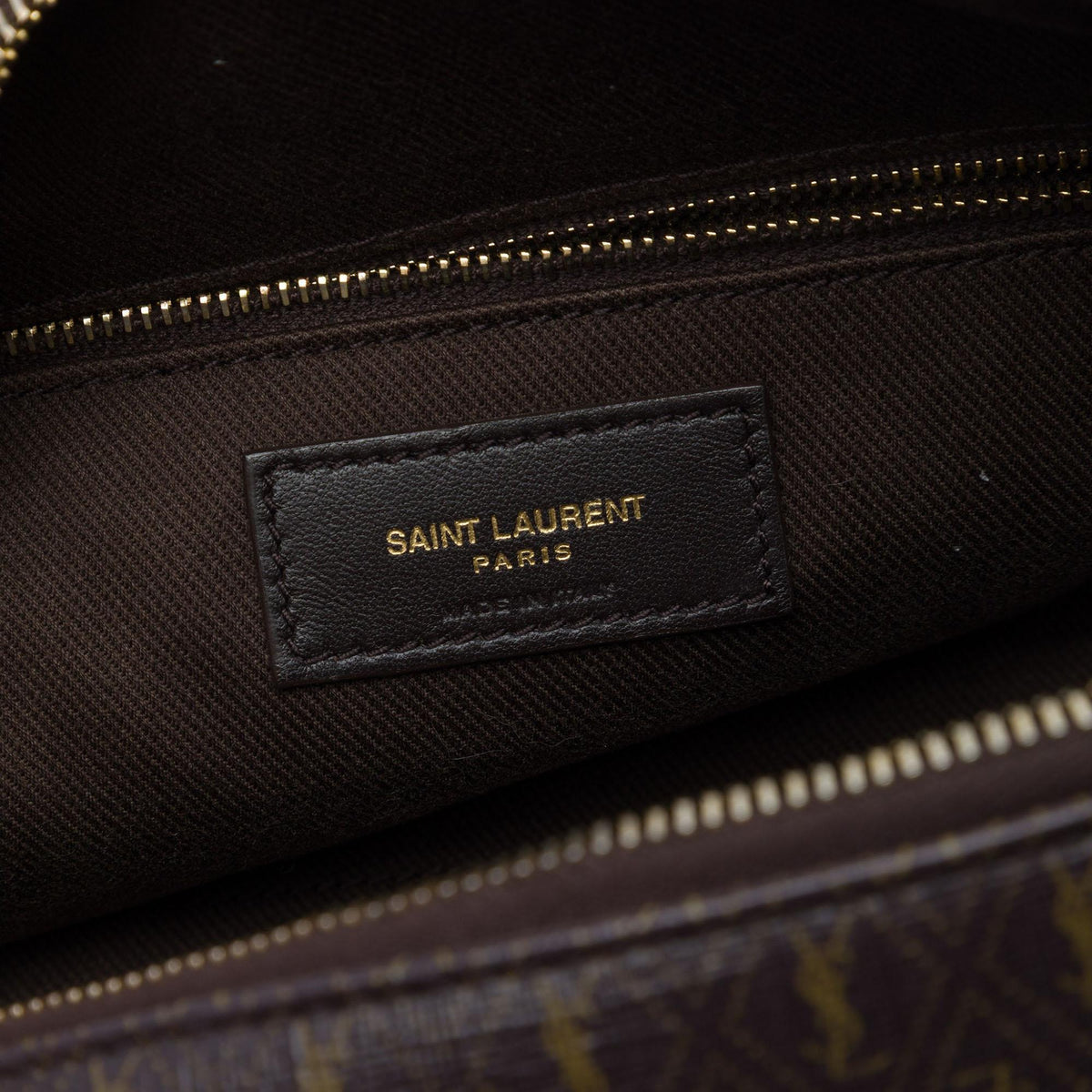 Saint Laurent Le Monogramme Coated Canvas Shoulder Bag