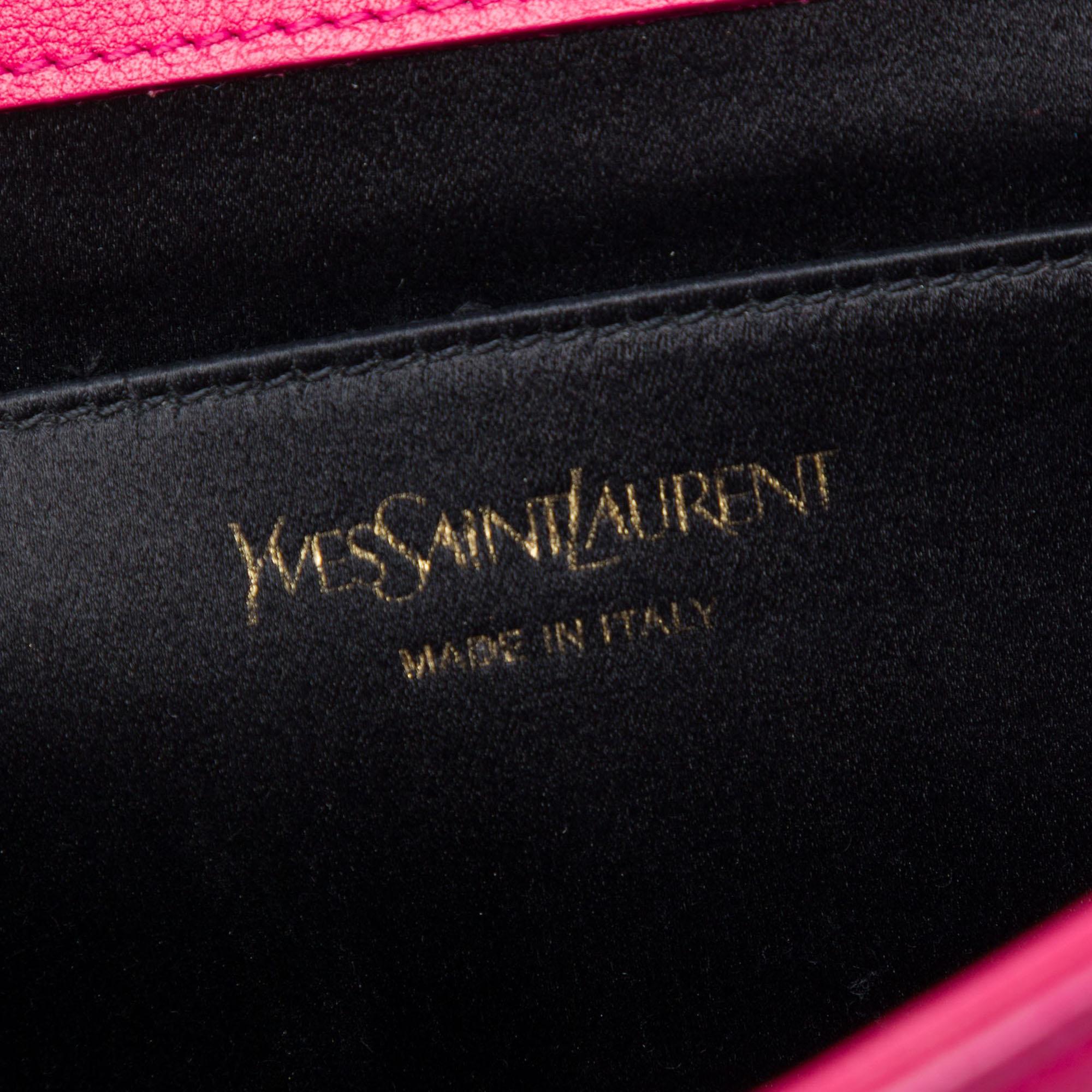 Saint Laurent Leather Belle De Jour Clutch