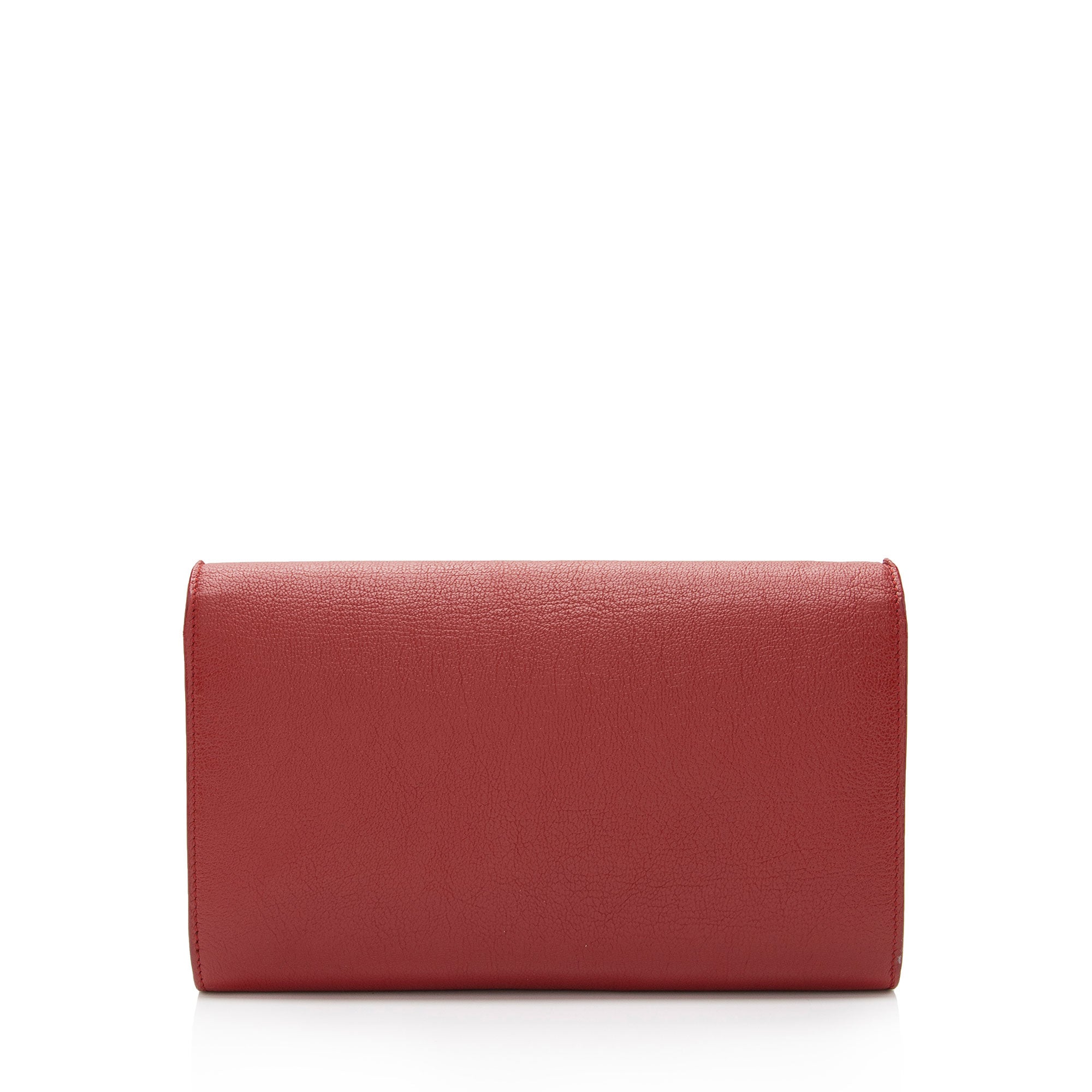 Saint Laurent Leather Belle de Jour Chain Wallet