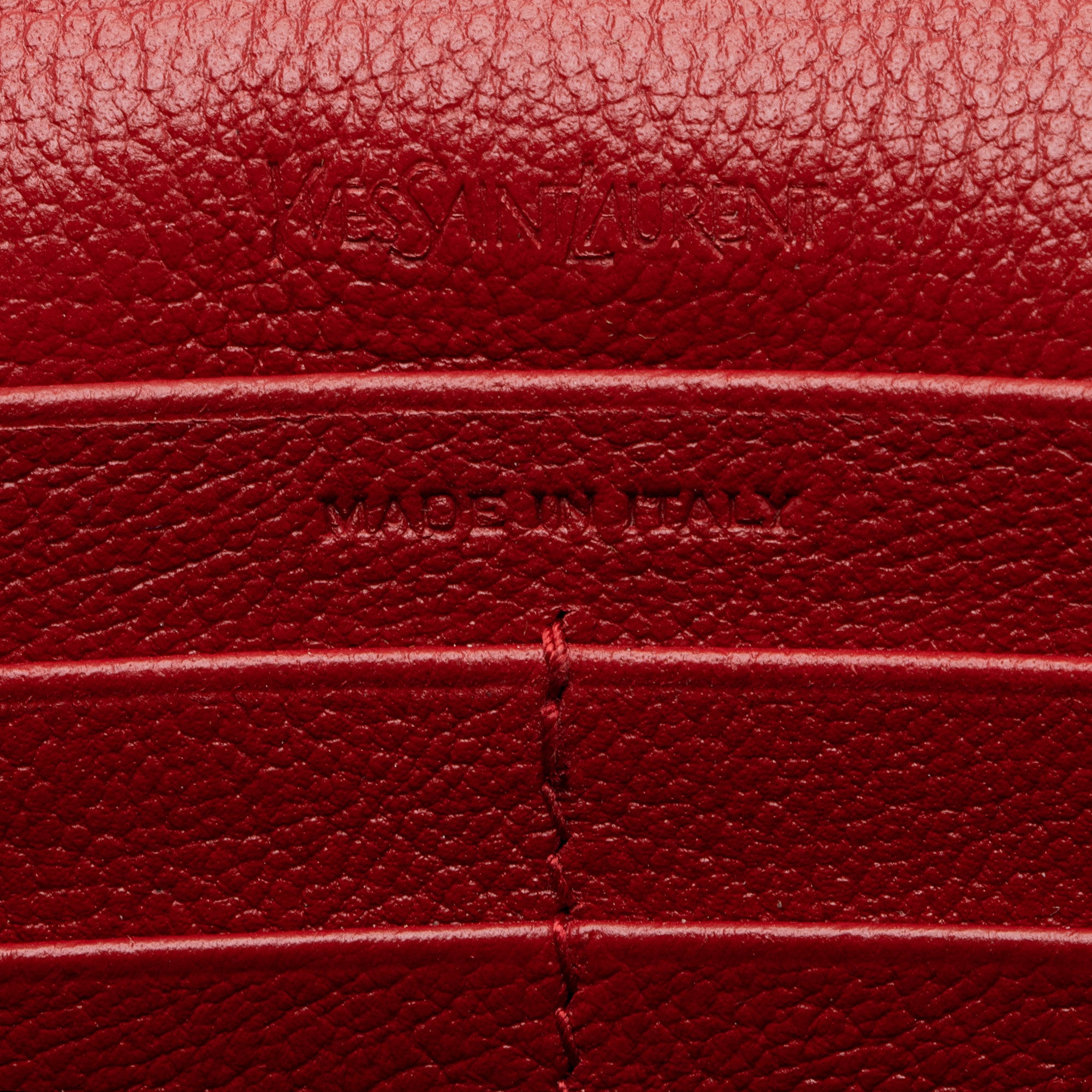 Saint Laurent Leather Belle de Jour Chain Wallet