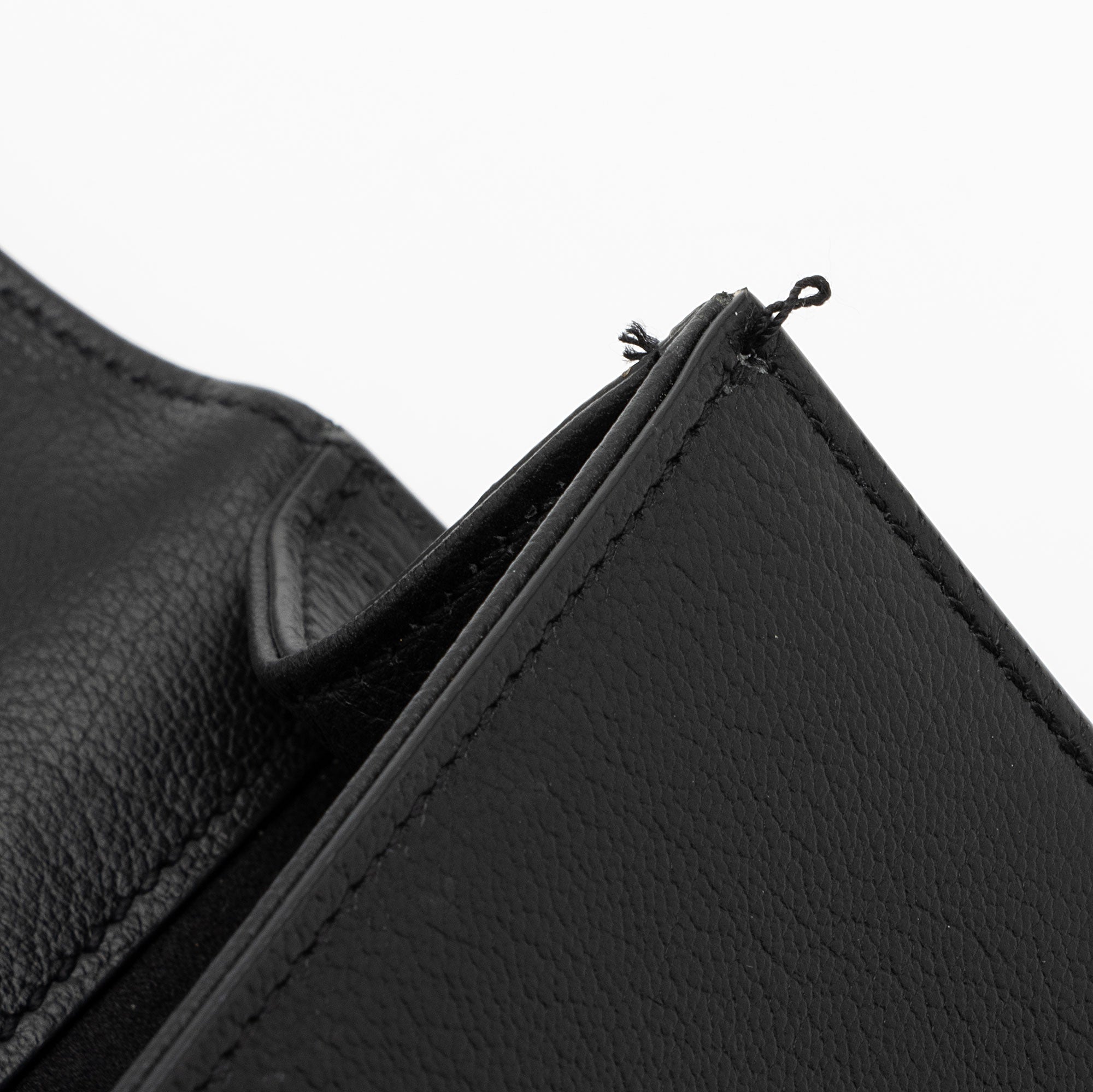 Saint Laurent Leather Belle de Jour Large Clutch (SHF-P2EMKL)