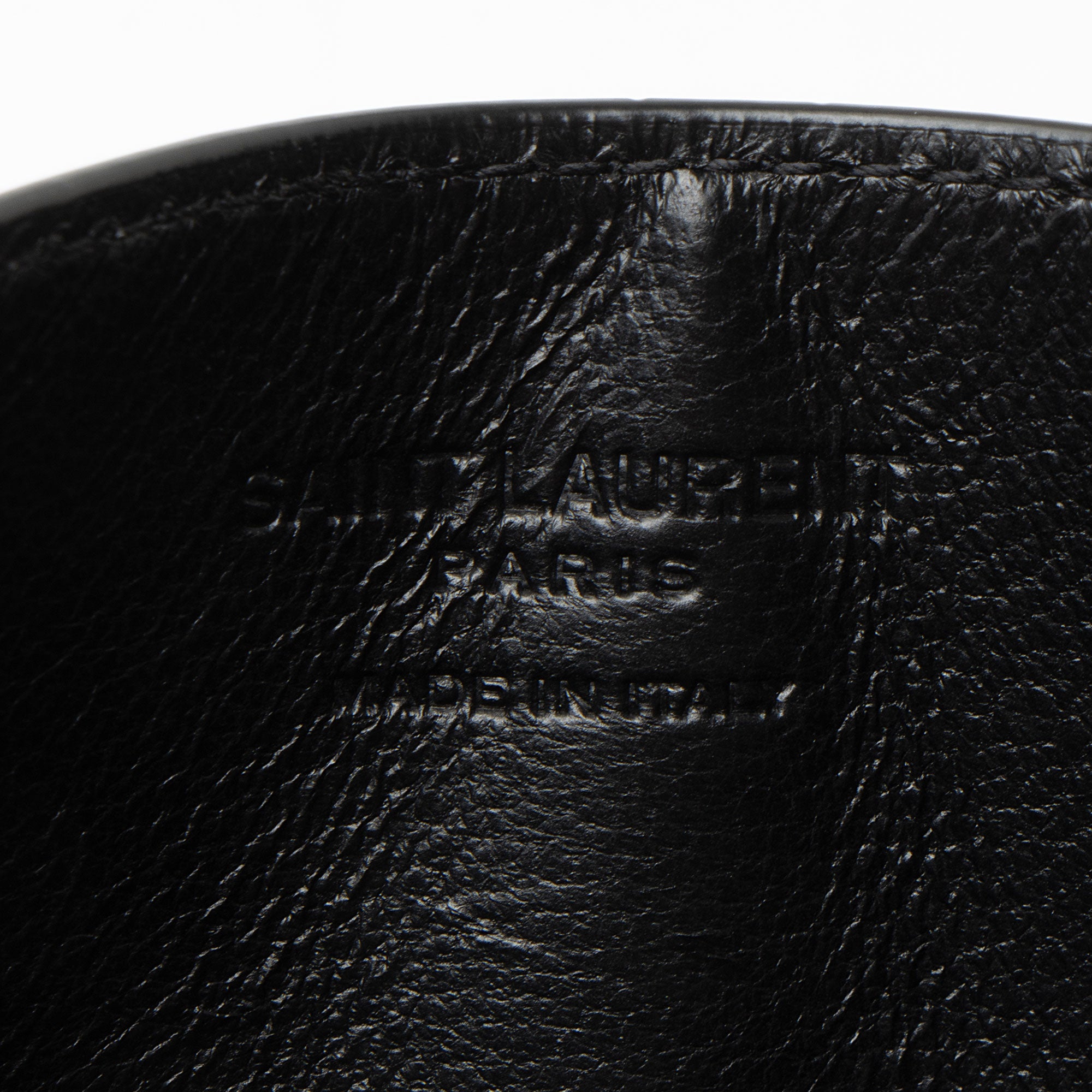 Saint Laurent Leather Card Case Insert