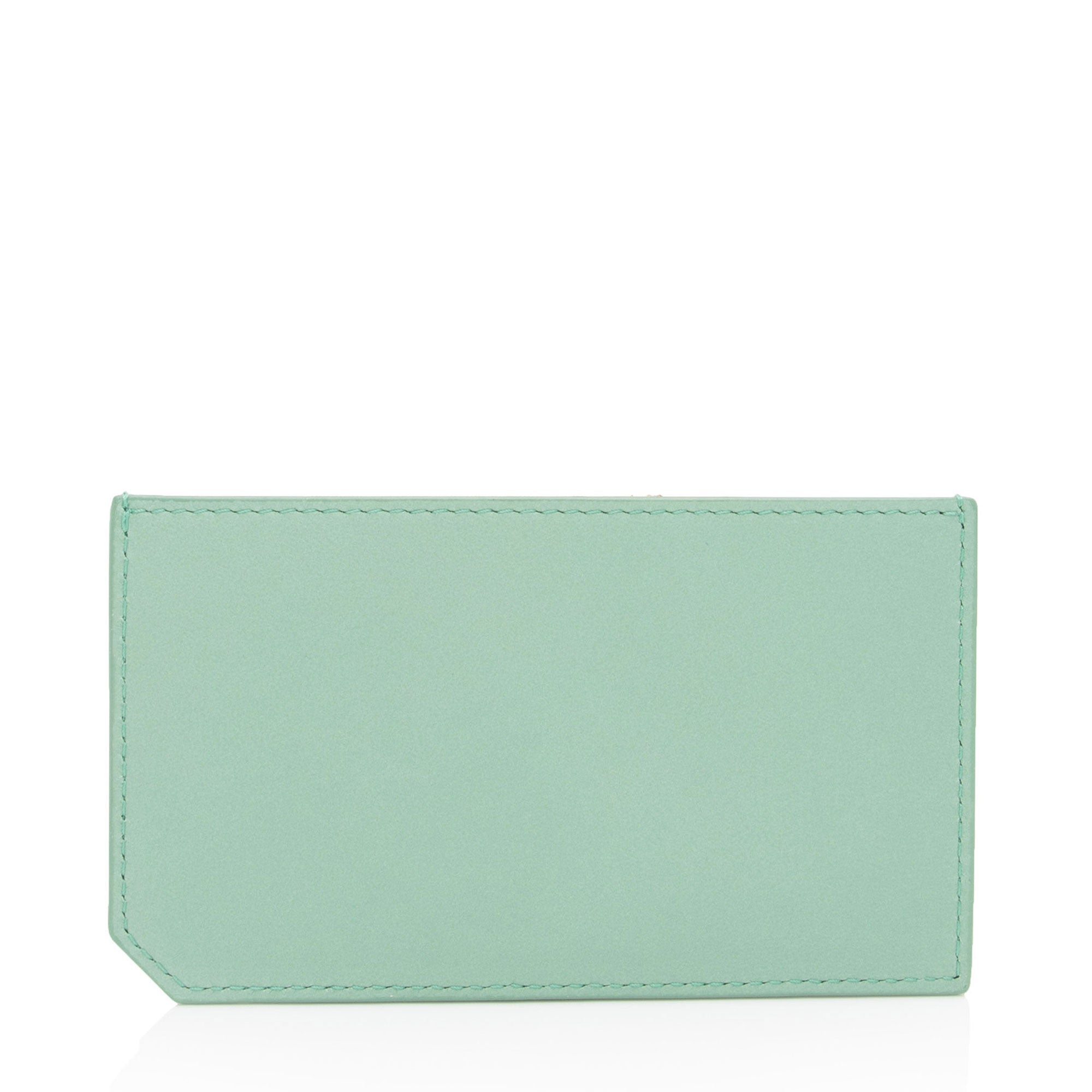 Saint Laurent Leather Card Case (SHF-by2WGN)