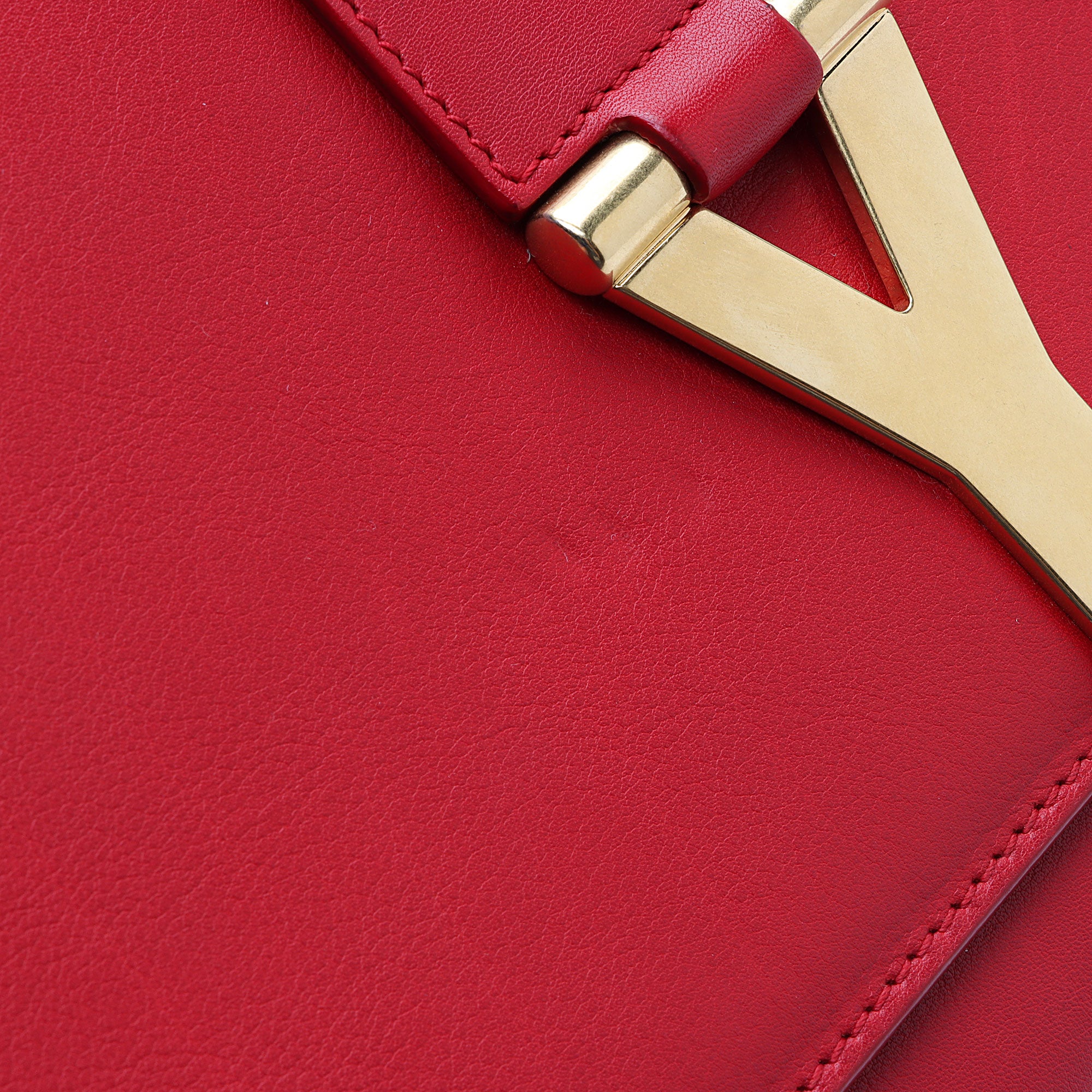 Saint Laurent Leather Chyc Clutch (SHF-iiAzO9)