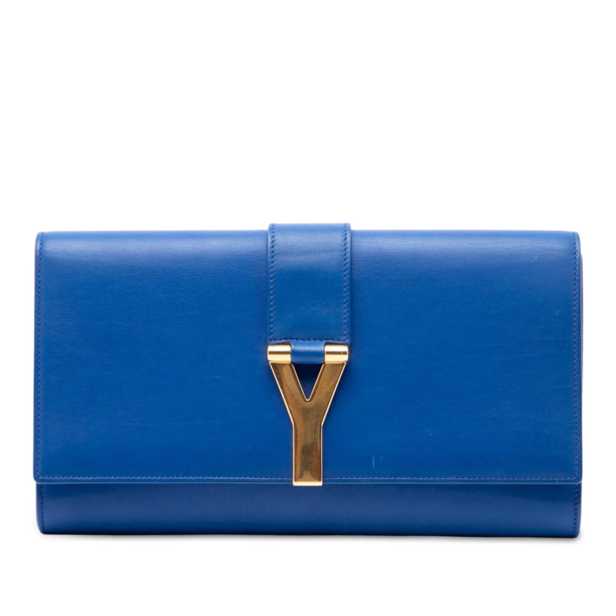 Saint Laurent Leather Chyc Ligne Clutch