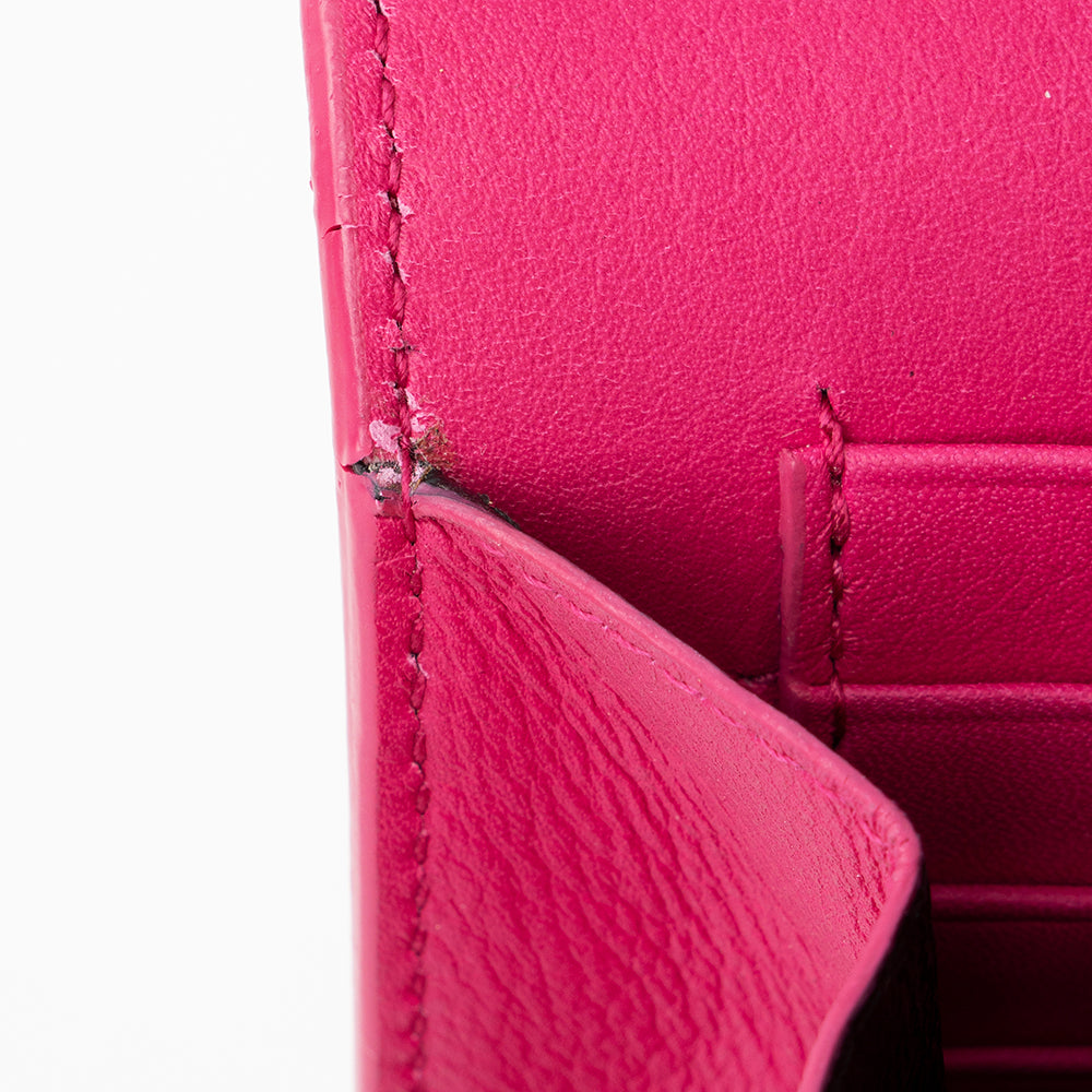 Saint Laurent Leather Chyc Wallet on Chain Bag (SHF-14214)