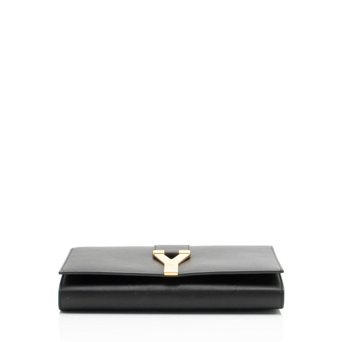 Saint Laurent Leather Classic Y Chain Wallet