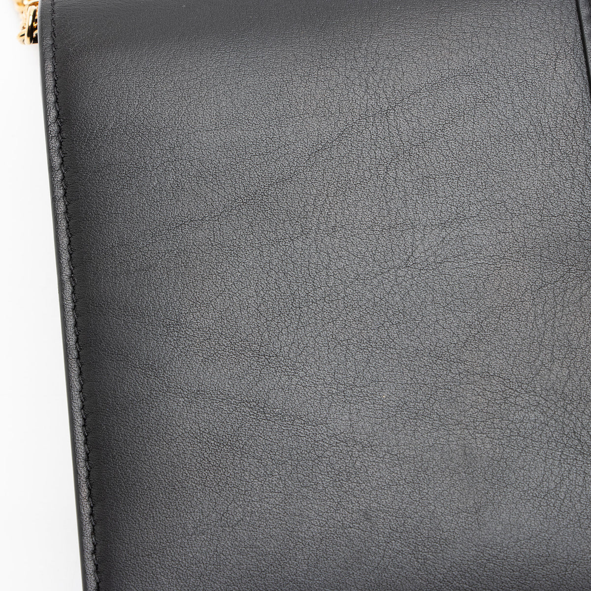 Saint Laurent Leather Classic Y Chain Wallet