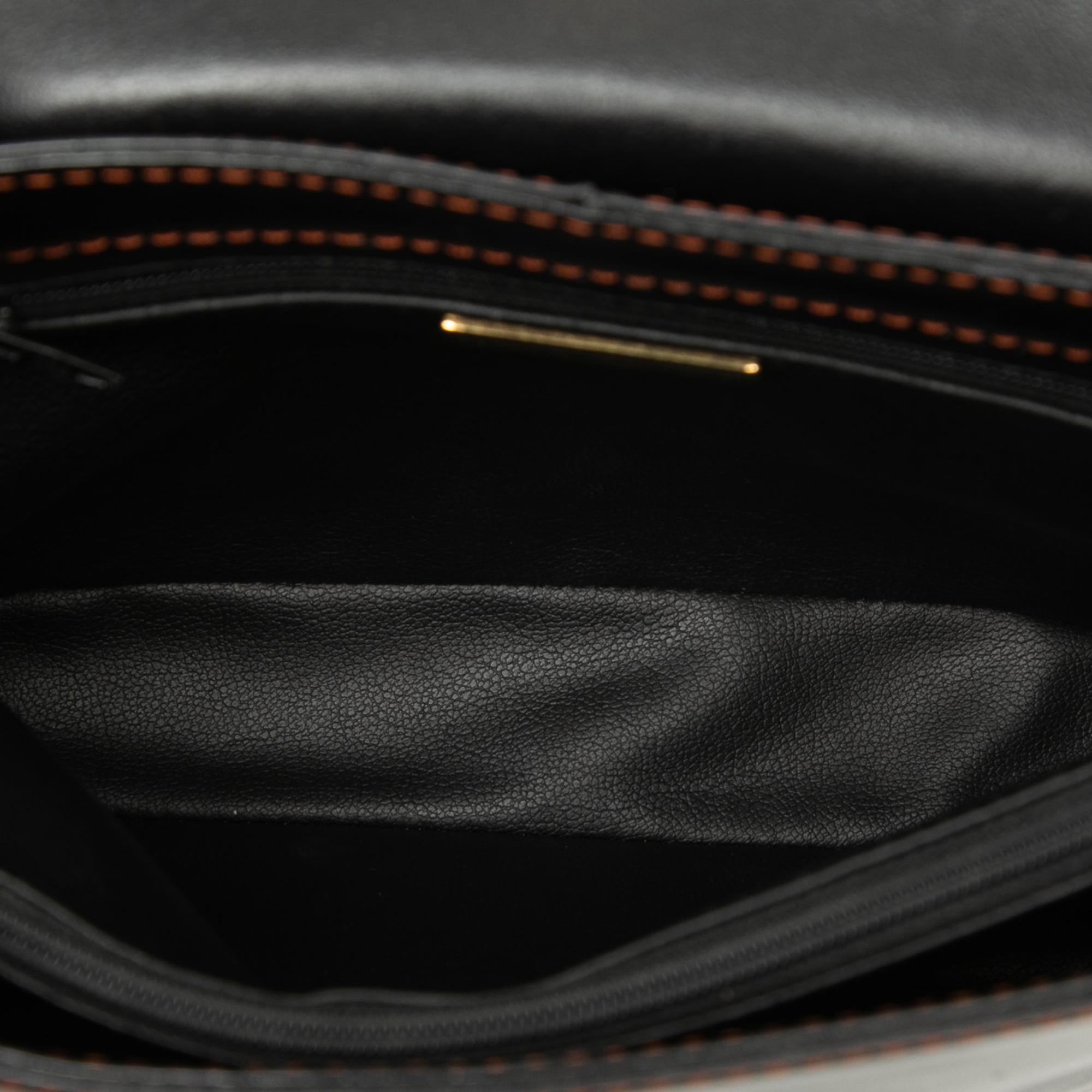 Saint Laurent Leather Cutout Crossbody