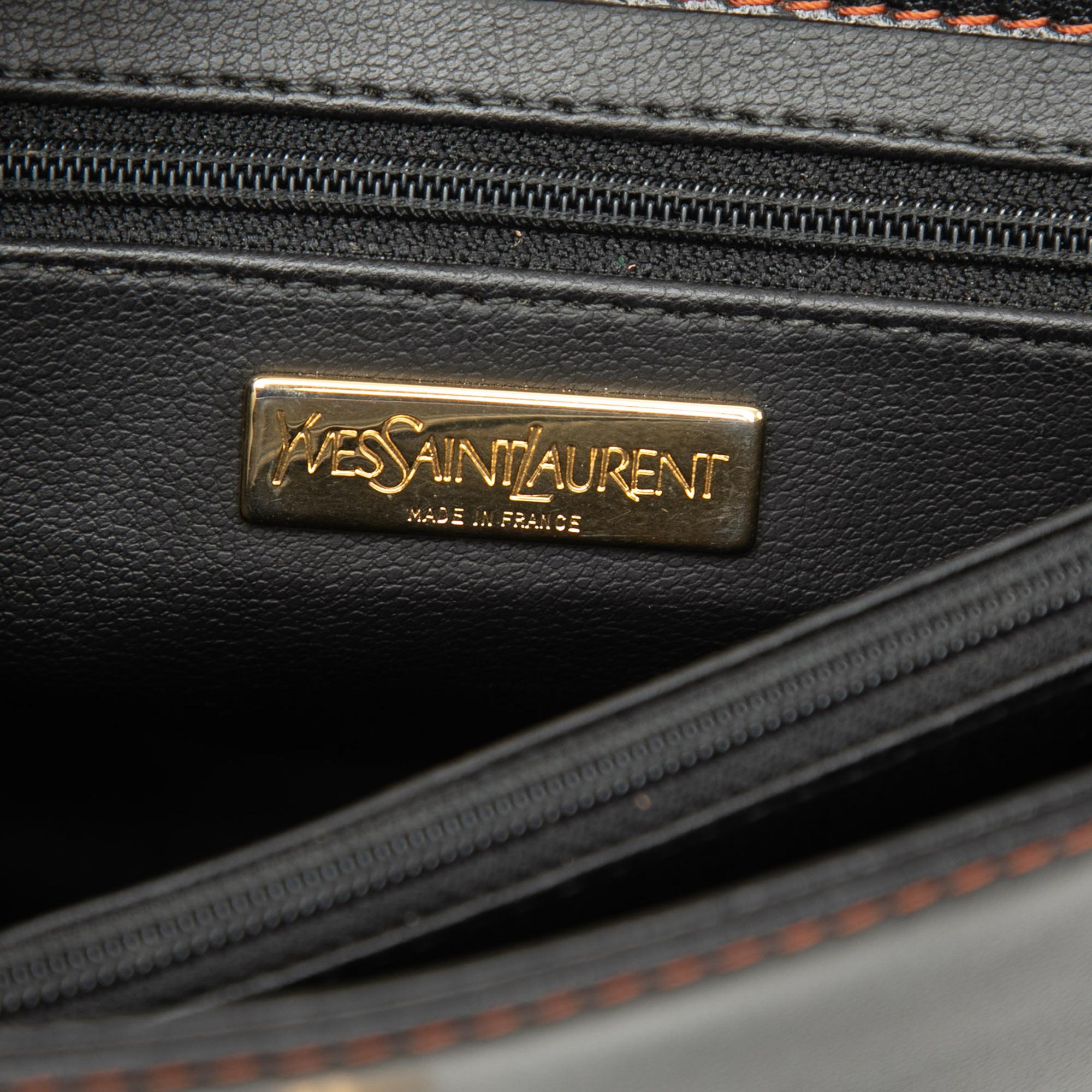 Saint Laurent Leather Cutout Crossbody