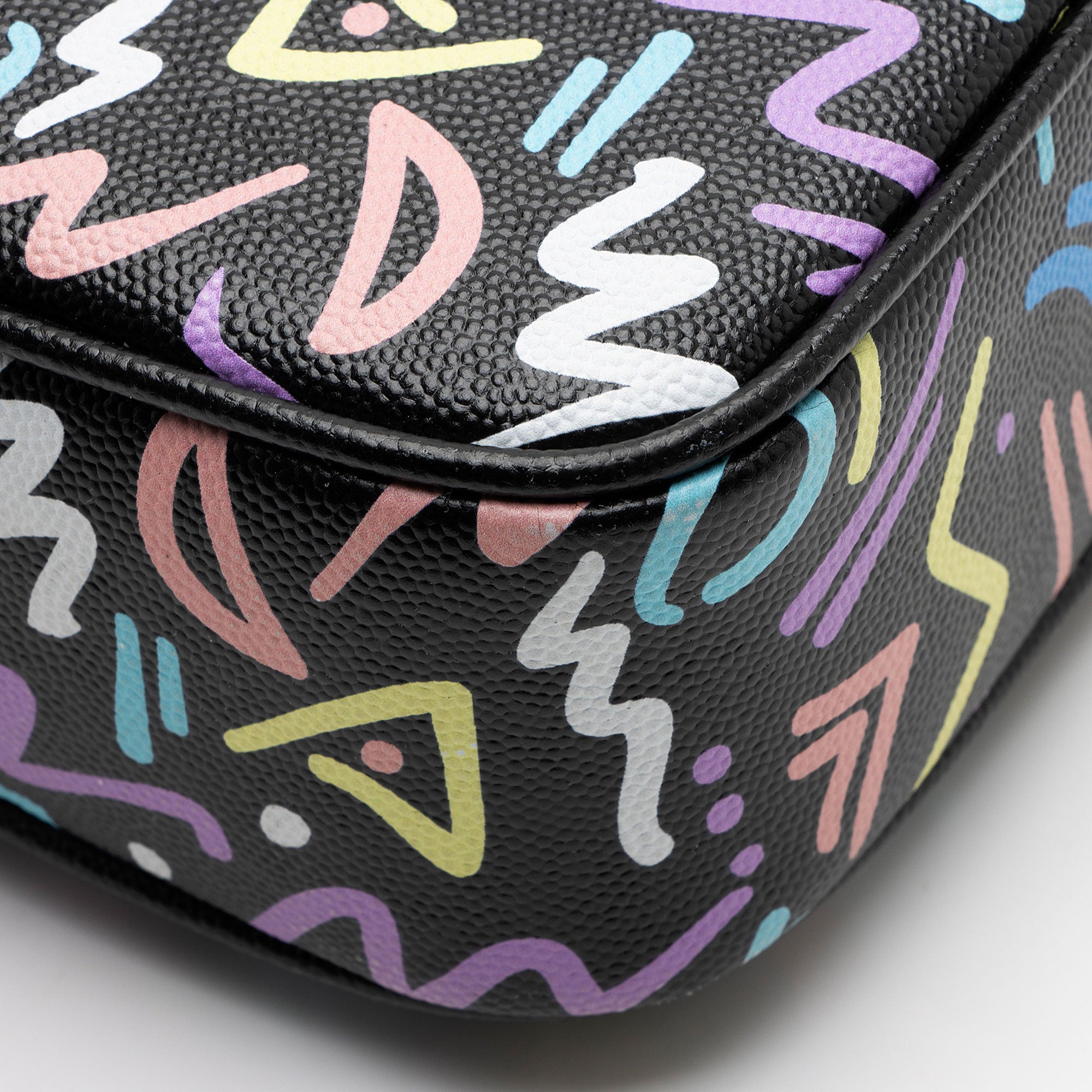 Saint Laurent Leather Graffiti Lou Camera Bag