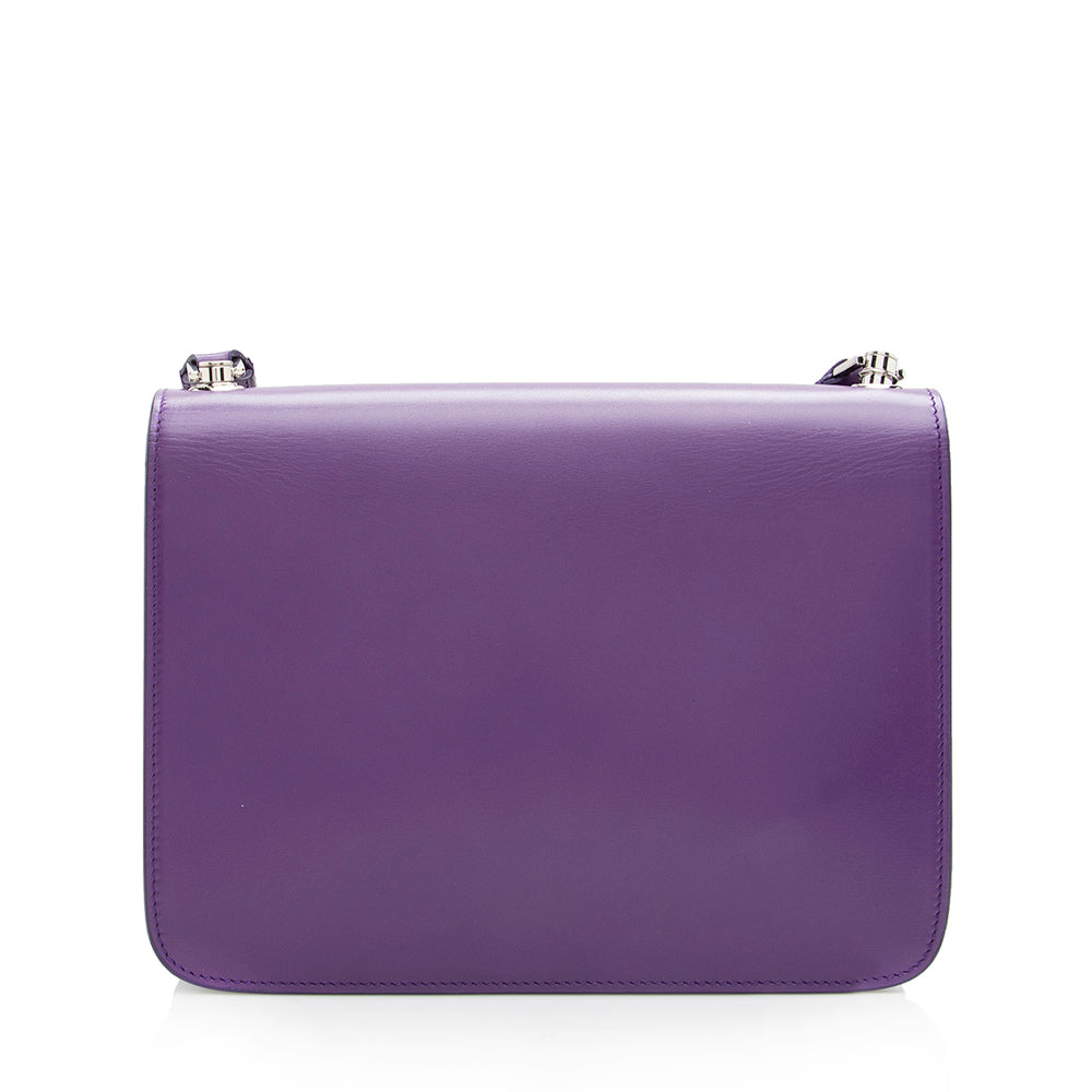 Saint Laurent Leather Le Carre Shoulder Bag (SHF-17723)