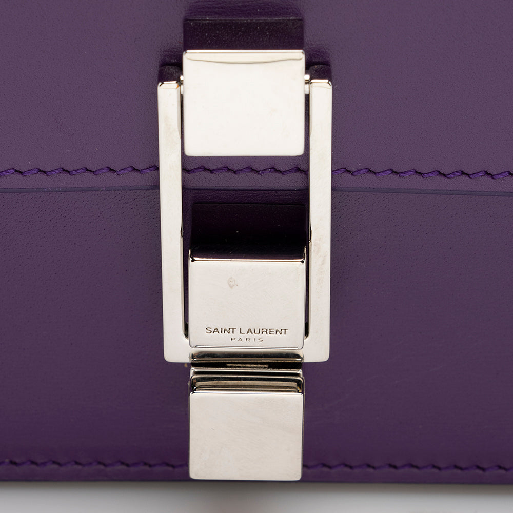 Saint Laurent Leather Le Carre Shoulder Bag (SHF-17723)