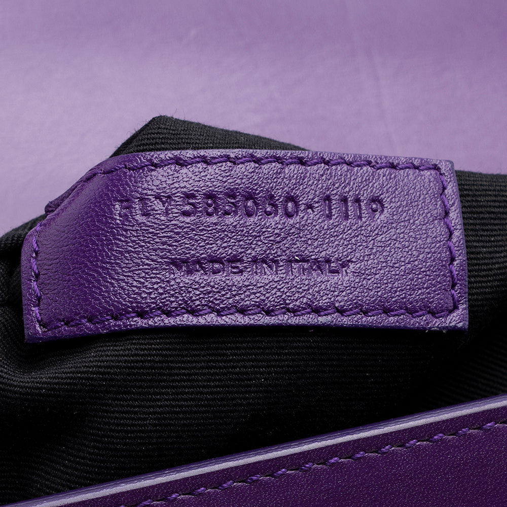 Saint Laurent Leather Le Carre Shoulder Bag (SHF-17723)