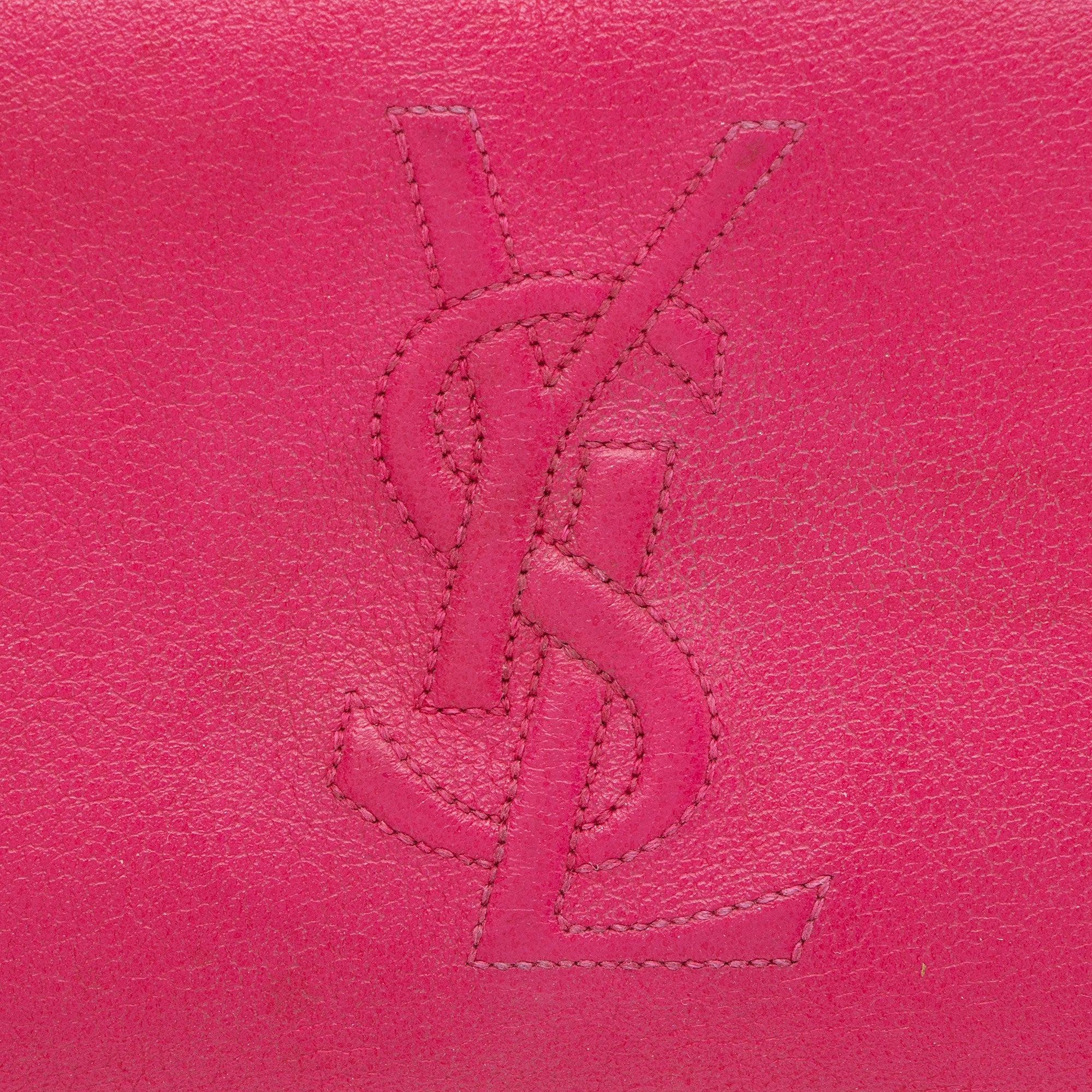 Saint Laurent Leather Monogram Belle du Jour Zip Around Wallet (SHF-agqKCo)