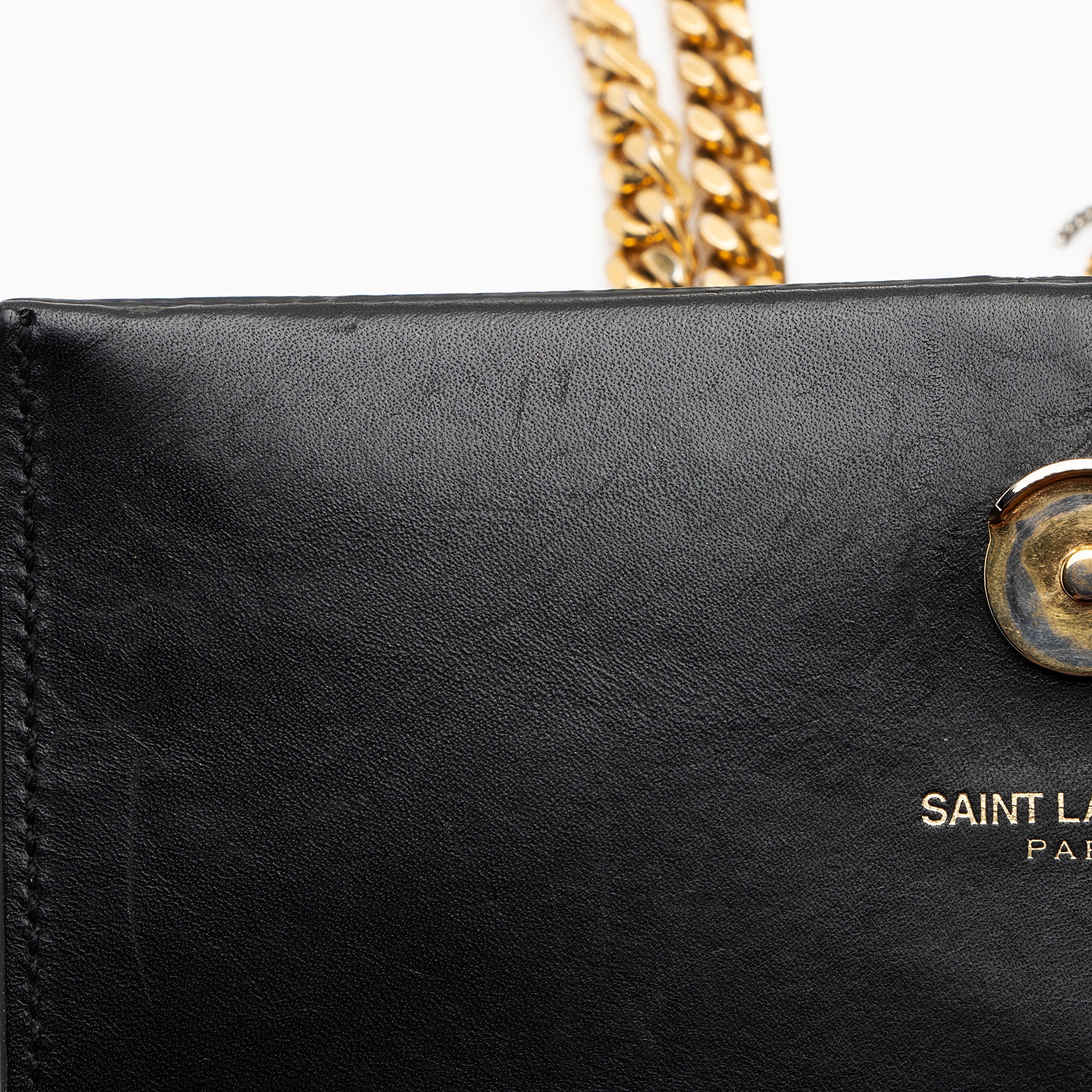 Saint Laurent Leather Monogram Kate Tassel Mini Shoulder Bag