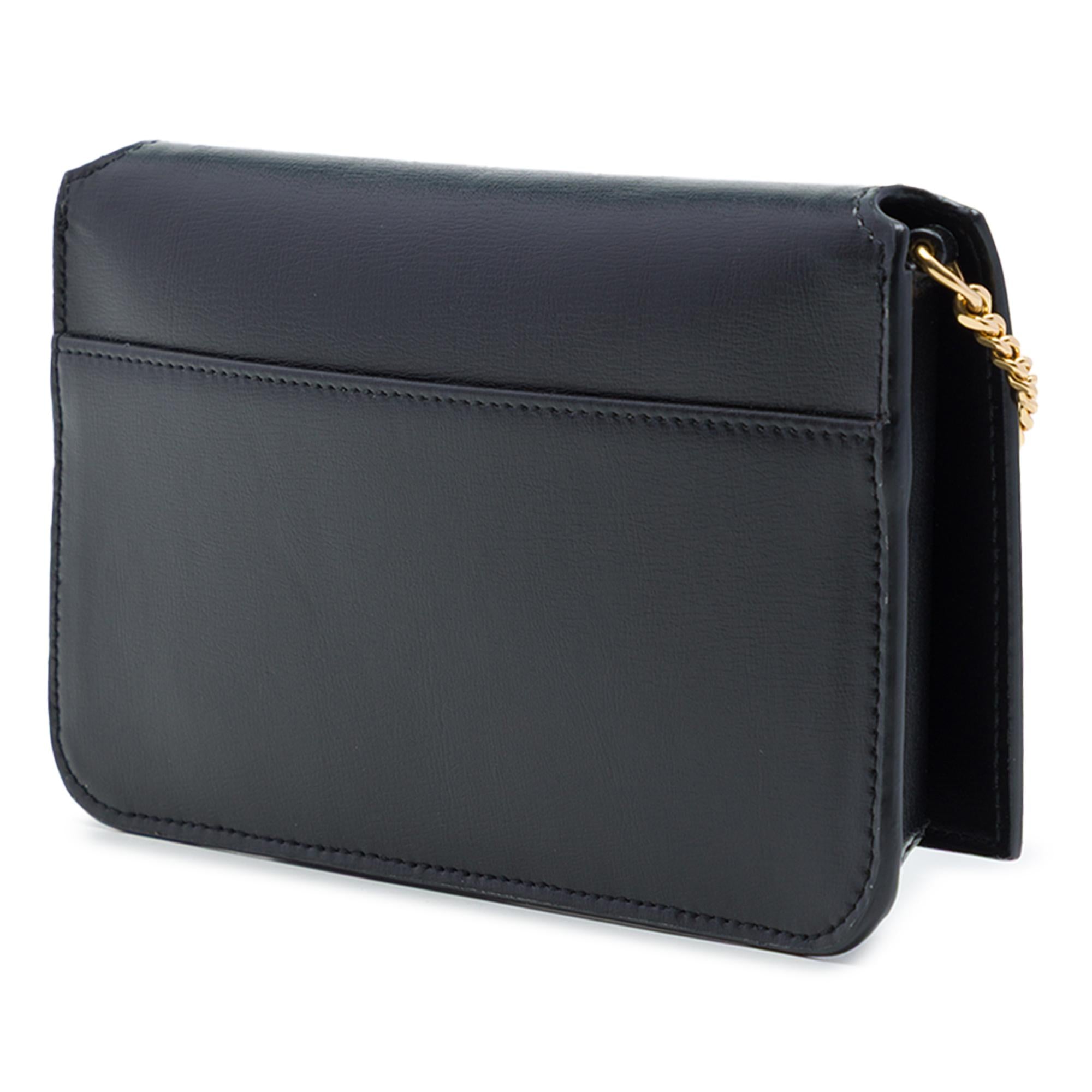 Saint Laurent Leather Monogram Kate Wallet On Chain