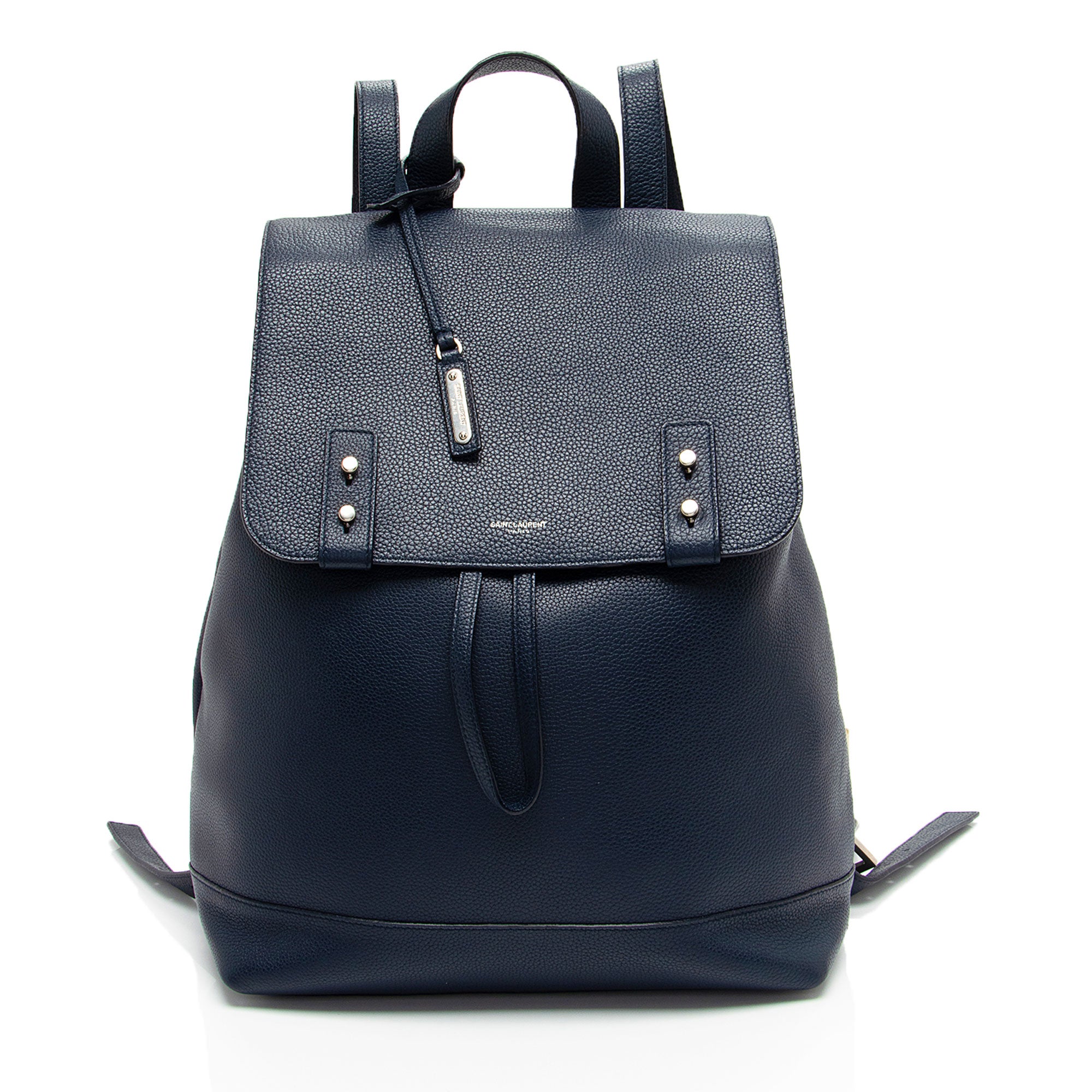 Saint Laurent Leather Sac De Jour Backpack (SHF-JKUsVn)