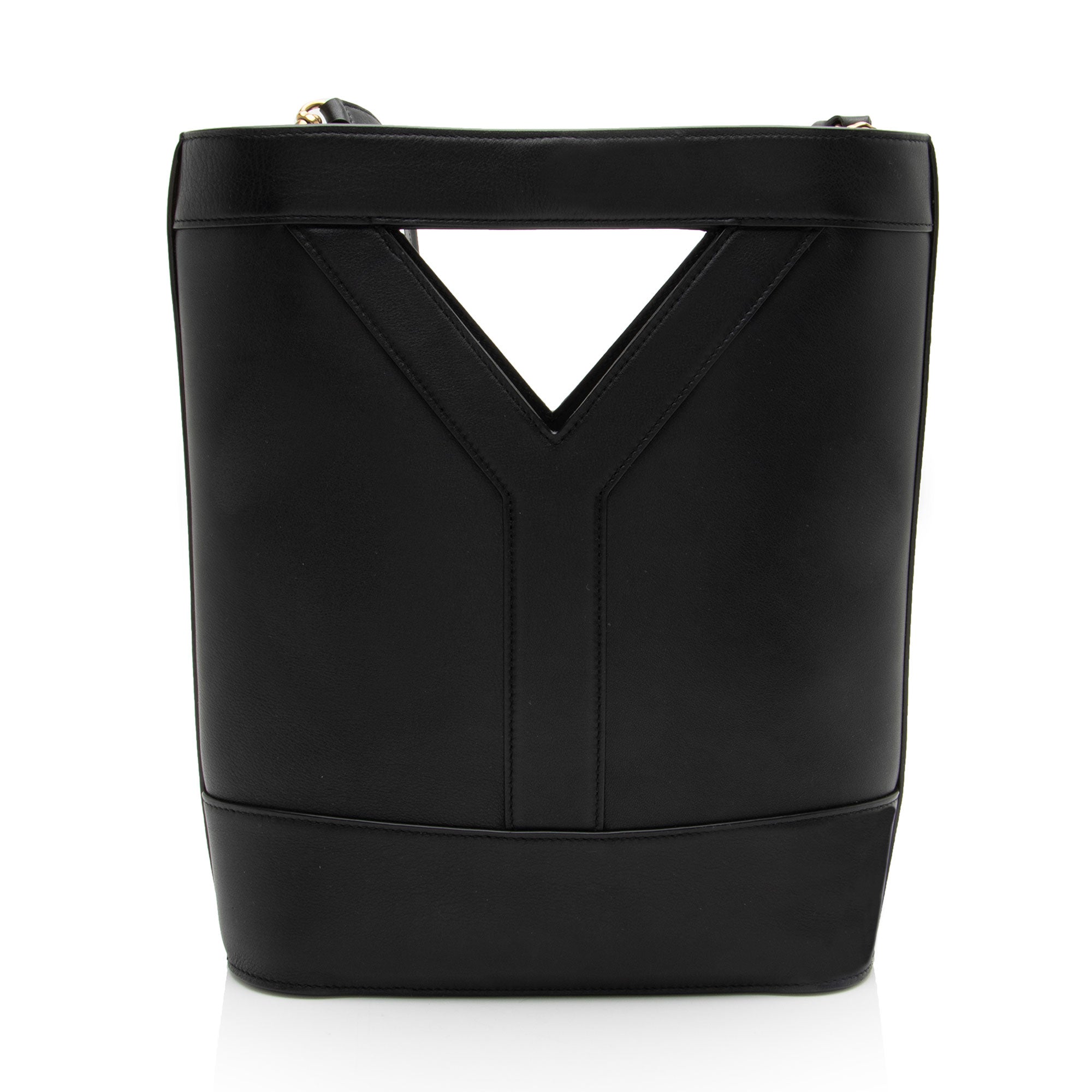 Saint Laurent Leather Small Y Bucket Bag