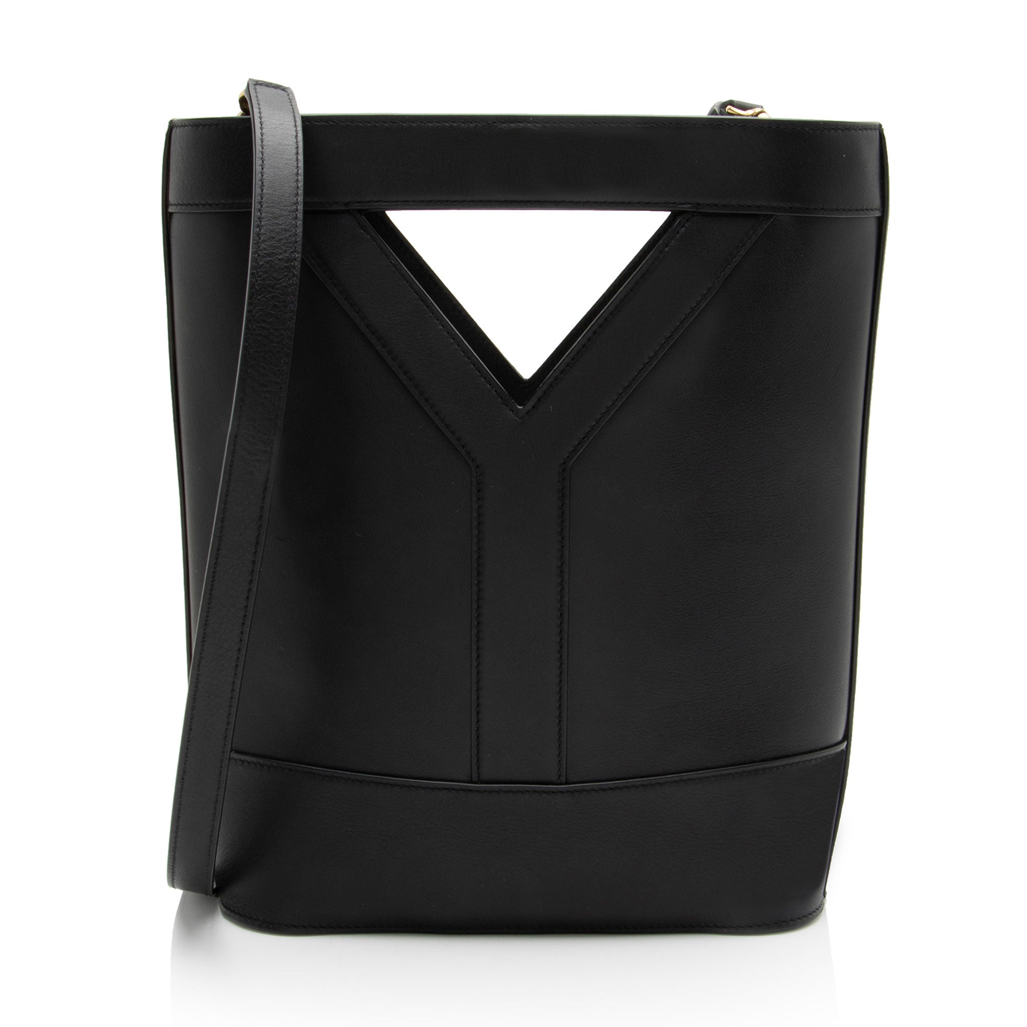 Saint Laurent Leather Small Y Bucket Bag