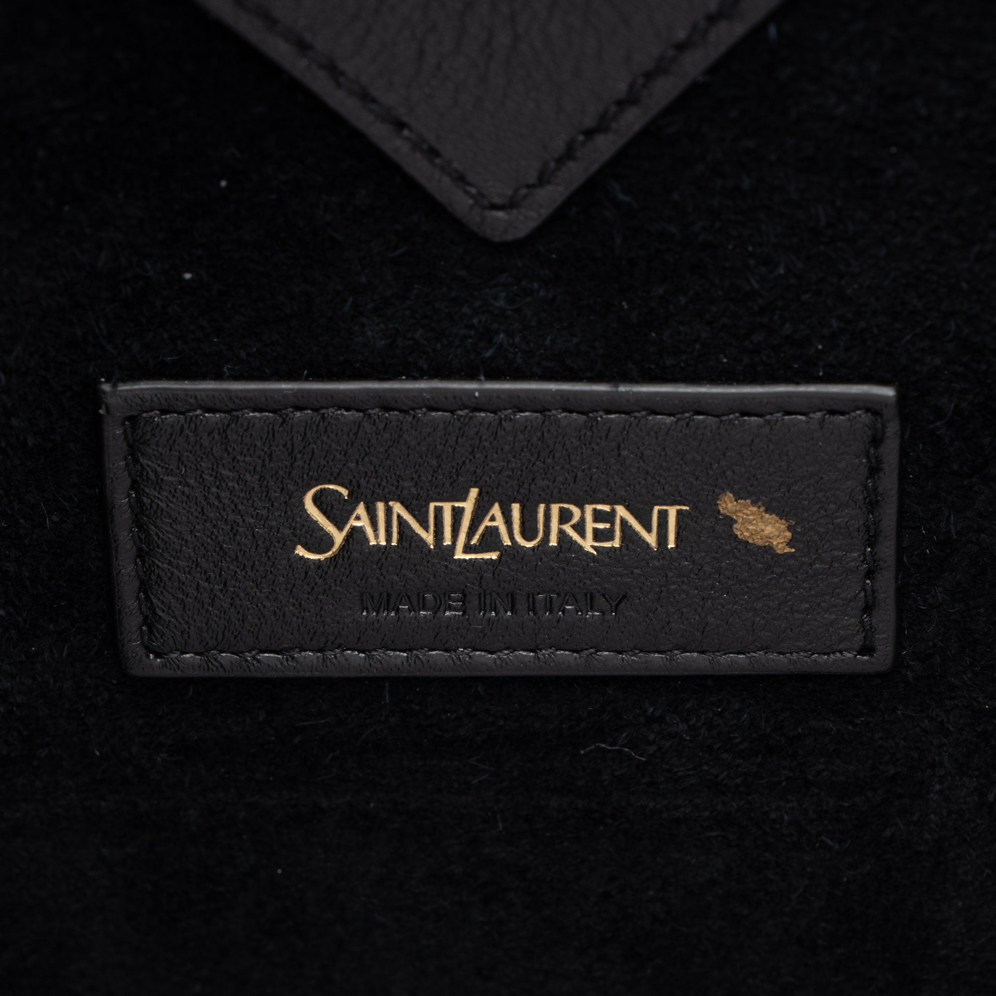Saint Laurent Leather Small Y Bucket Bag