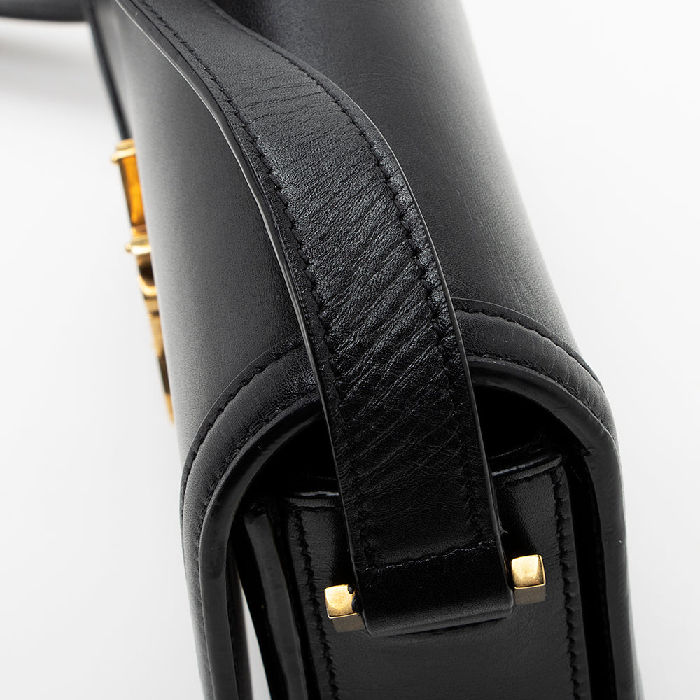 Saint Laurent Calfskin Monogram Solferino Medium Shoulder Bag (SHF-17564)