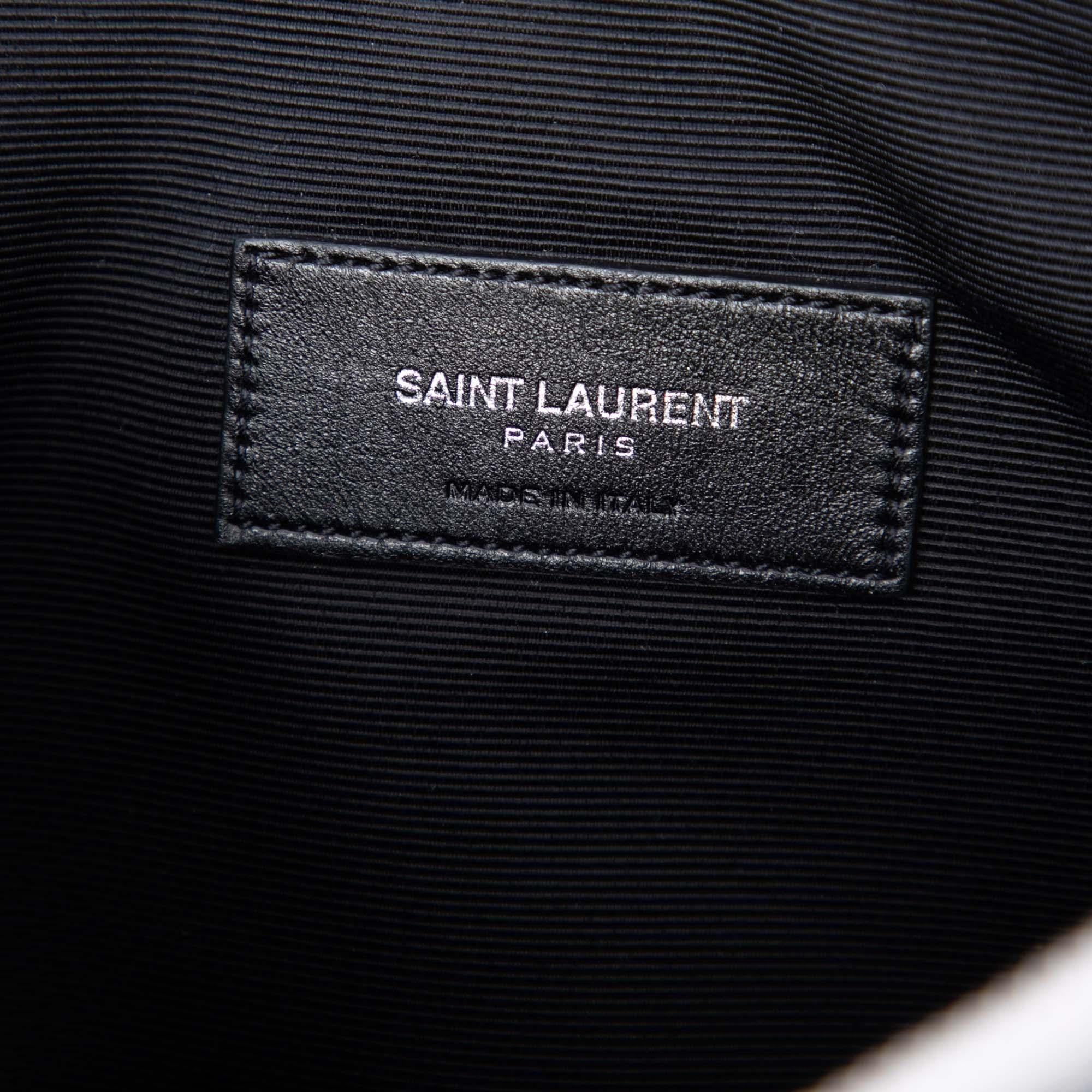 Saint Laurent Leather Star Clutch