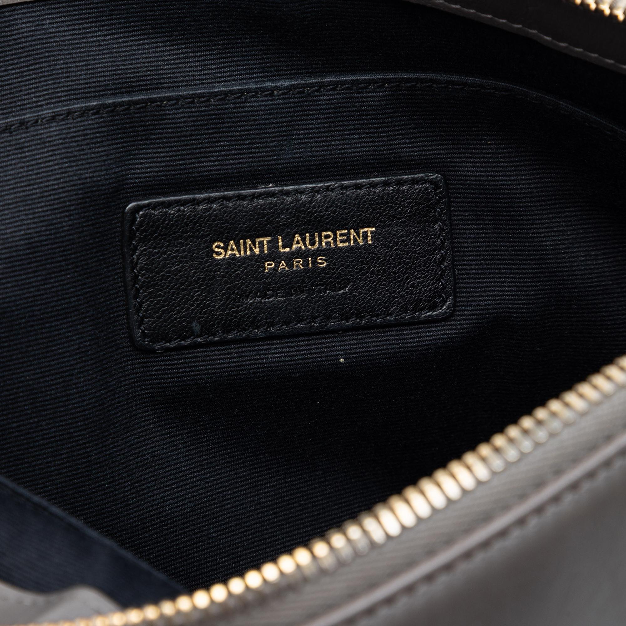 Saint Laurent Leather Teen Monogram Crossbody