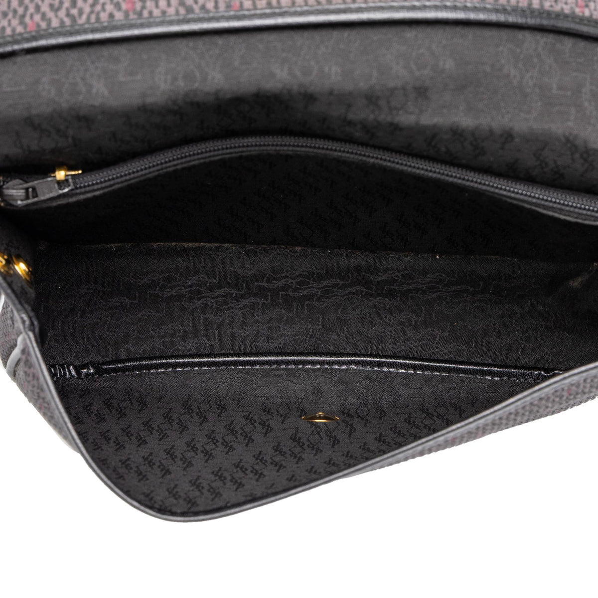 Saint Laurent Leather Trimmed Coated Canvas Crossbody