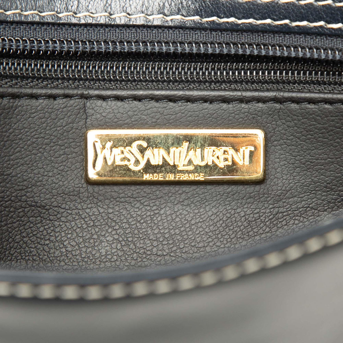 Saint Laurent Leather Y Cut Out Shoulder Bag