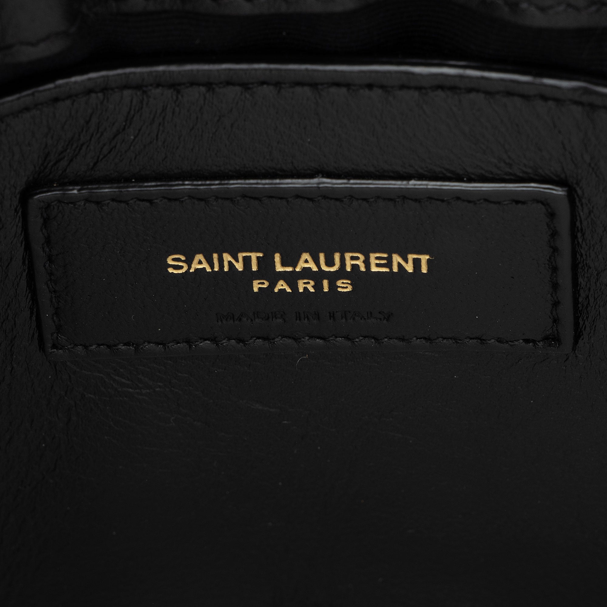 Saint Laurent Leopard Matelasse Calfskin Monogram LouLou Chain Small Shoulder