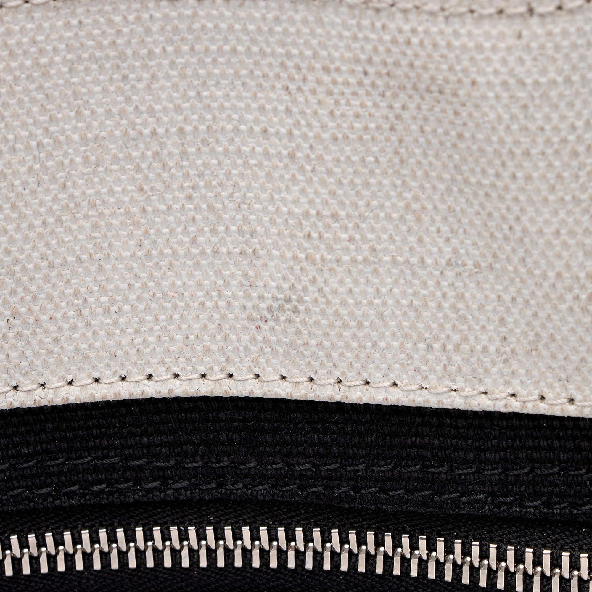 Saint Laurent Linen Calfskin Rive Gauche N/S Tote